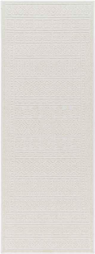 Brunsville Cottage Light Gray Washable Area Rug