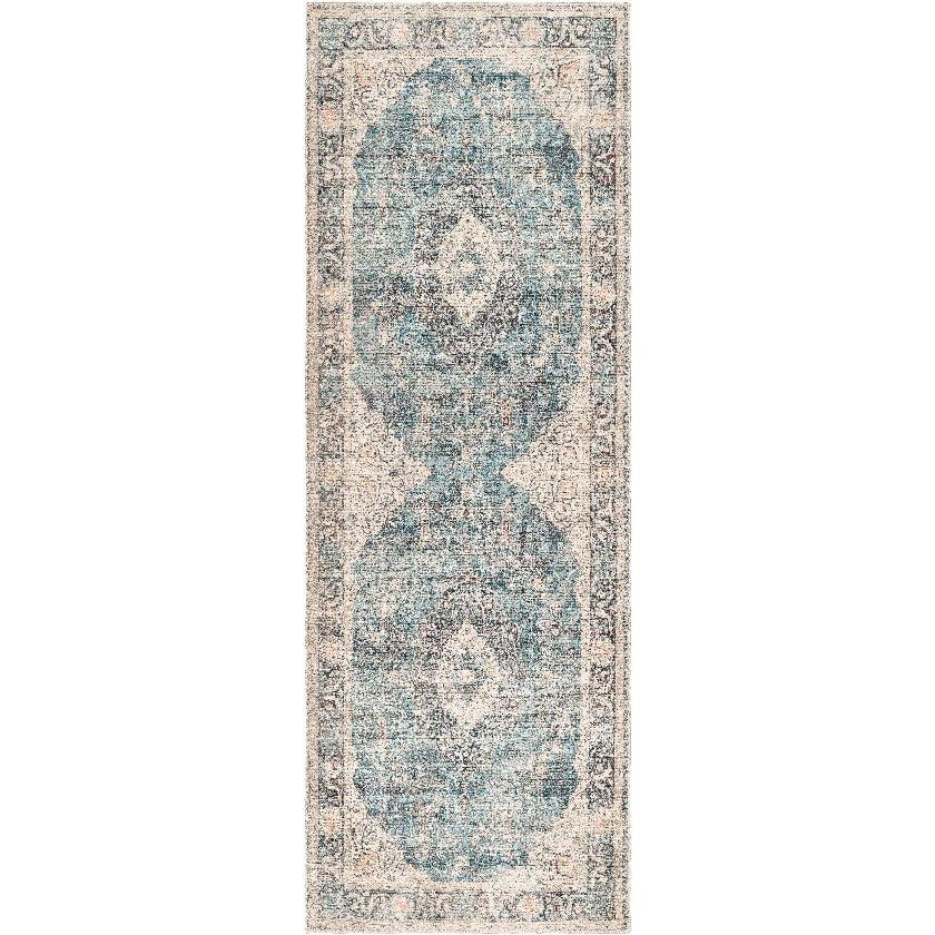 Bryttany Traditional Ivory/Slate Area Rug