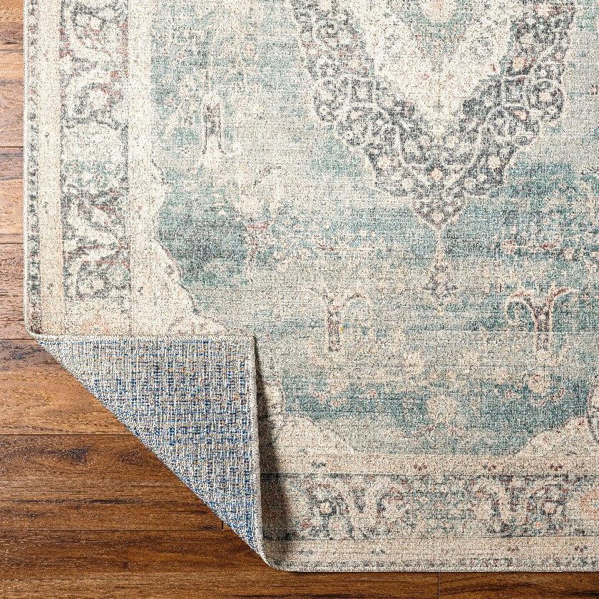 Bryttany Traditional Ivory/Slate Area Rug