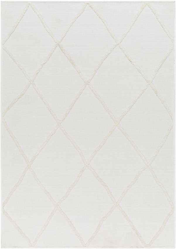 Buck Grove Global Ivory Washable Area Rug