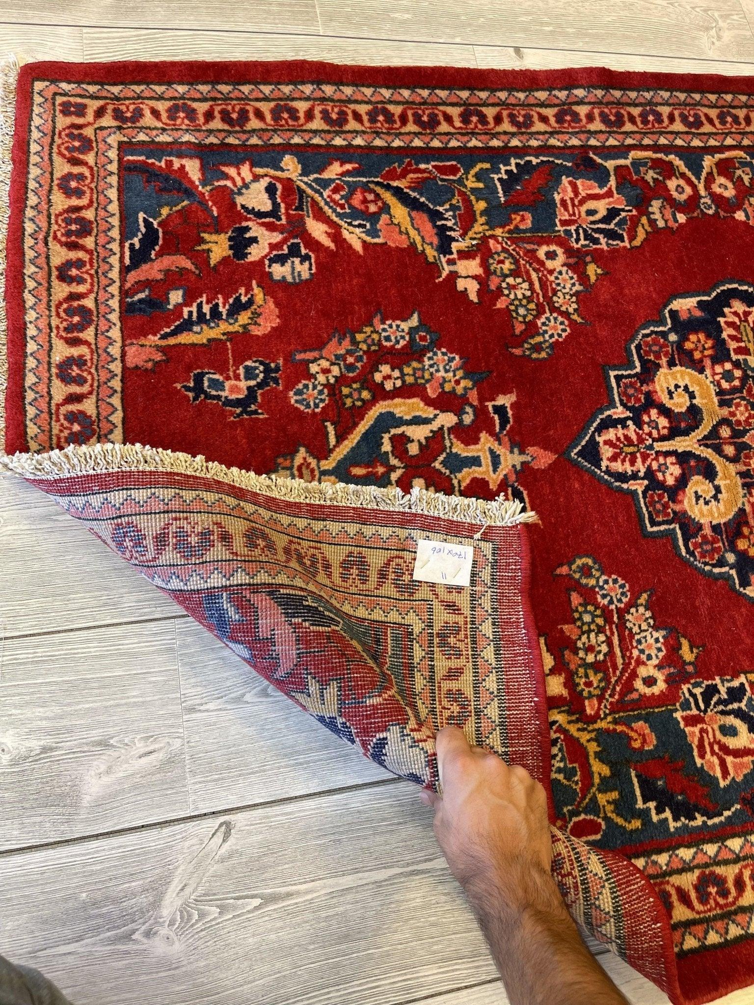 C1930 Antique Lilihan Mallayer Area Rug 3'7''x5'7''