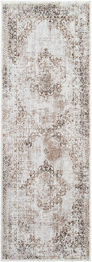 Cagney Traditional Dark Brown Area Rug