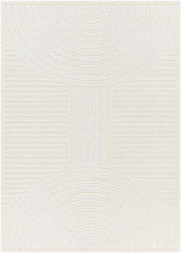 Carter Lake Modern Cream Washable Area Rug