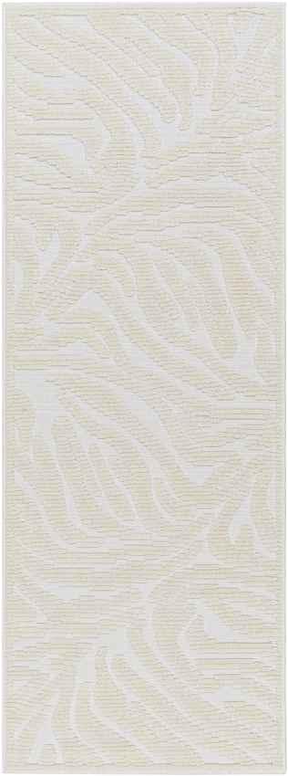 Cedar Vale Modern Light Gray/Ivory Washable Area Rug