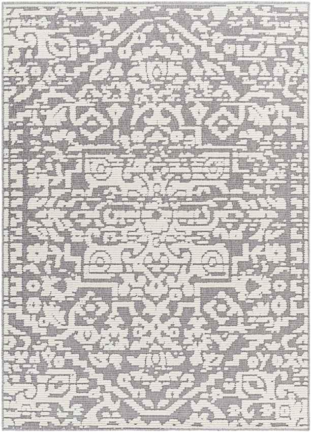 Centertown Cottage Charcoal Washable Area Rug