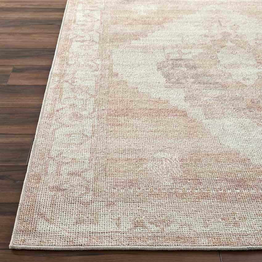 Chong Traditional Blush/Cream Area Rug