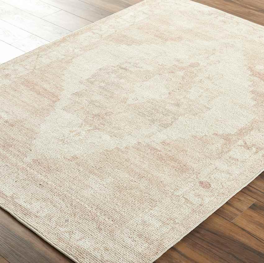 Chong Traditional Blush/Cream Area Rug