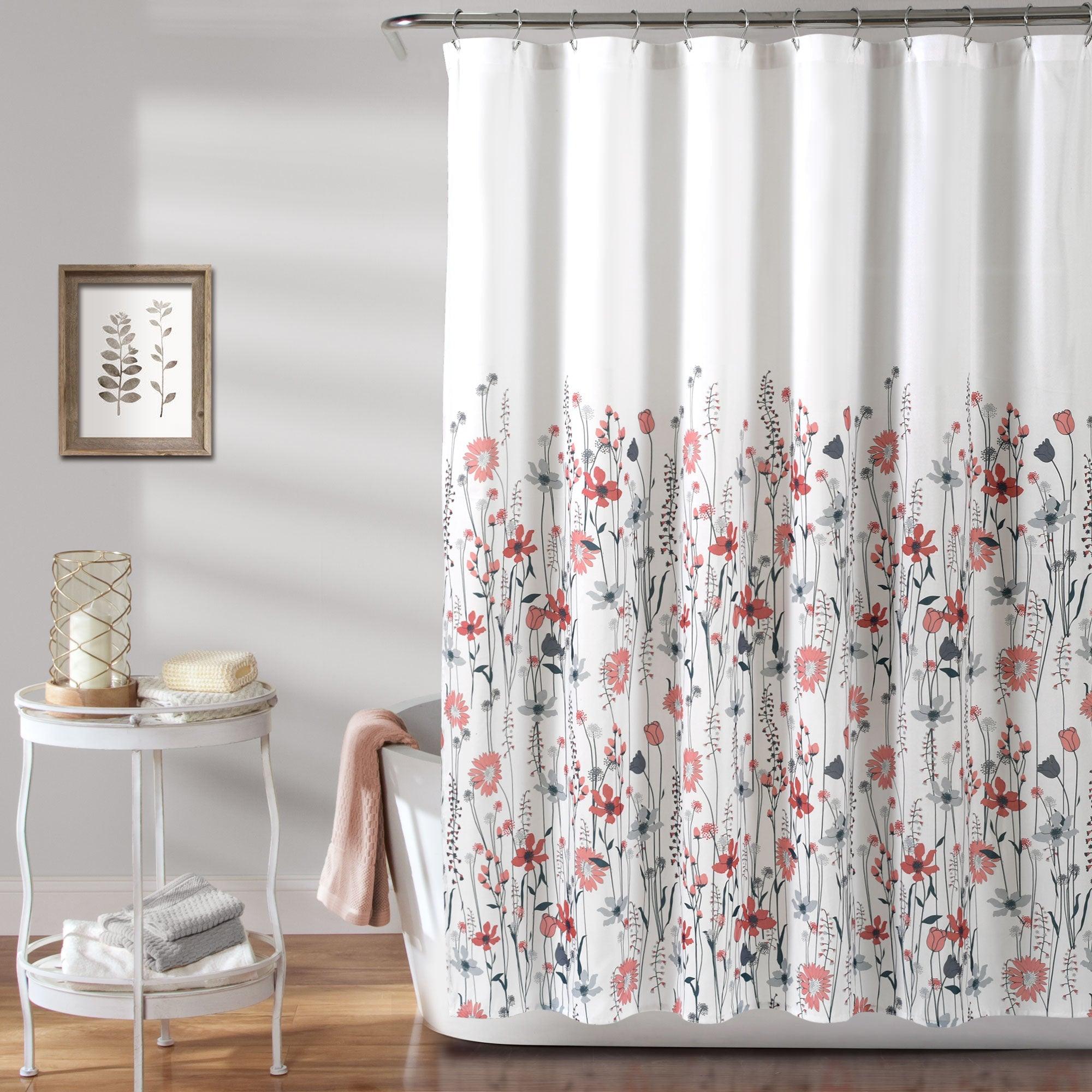 Clarissa Floral Shower Curtain