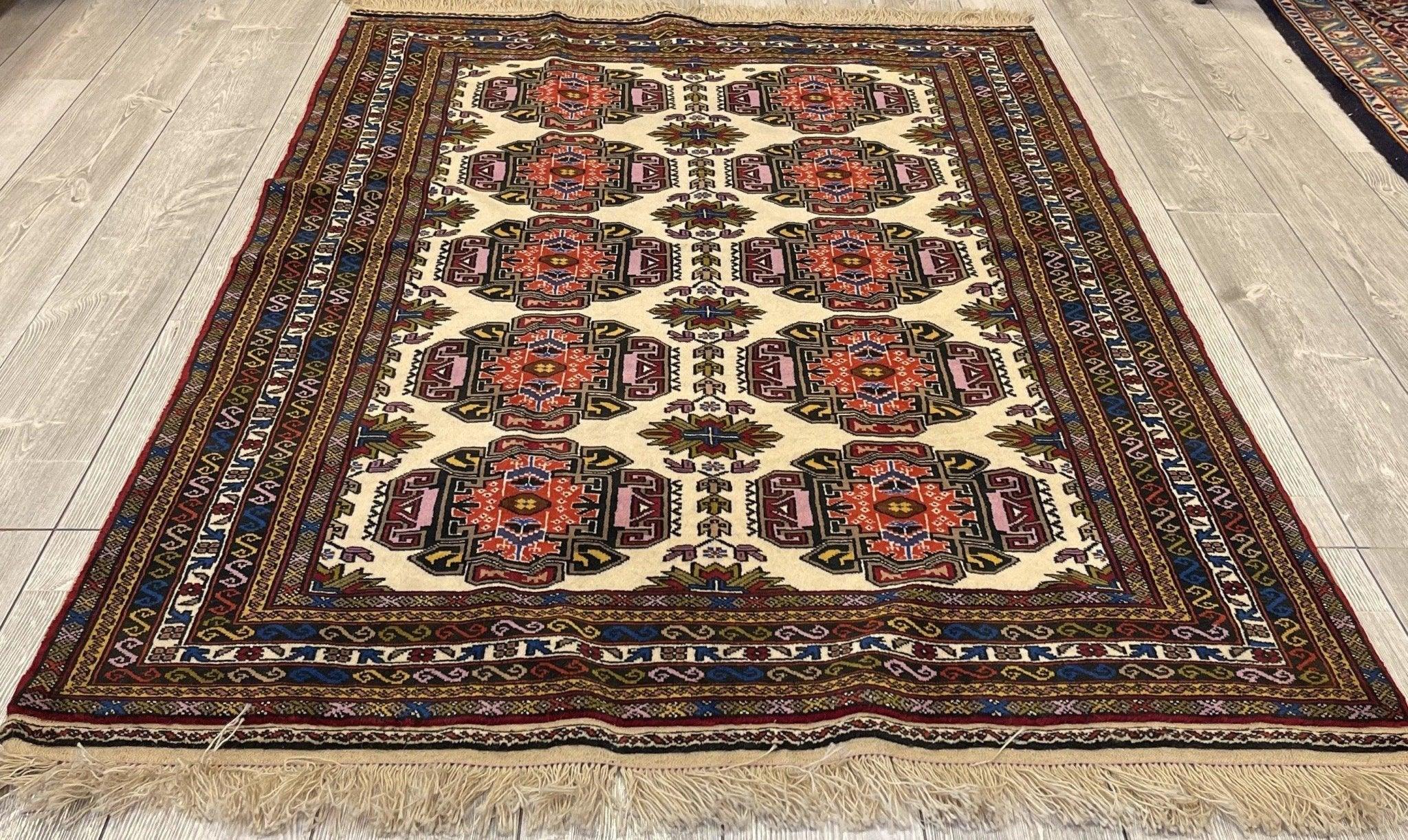 Afghani Area Rug I Zahir Shahi Herati 4x6 Ft