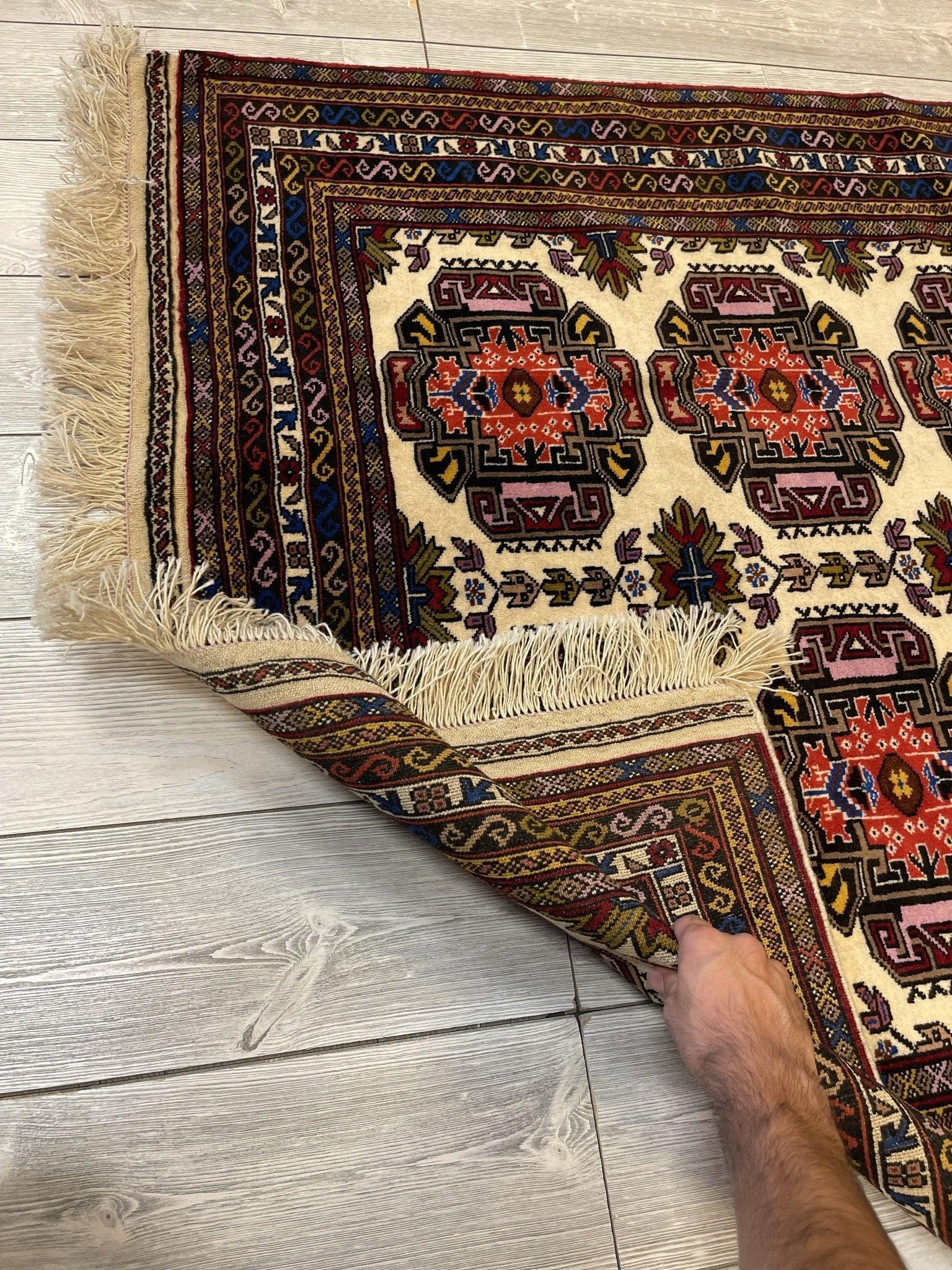 Afghani Area Rug I Zahir Shahi Herati 4x6 Ft