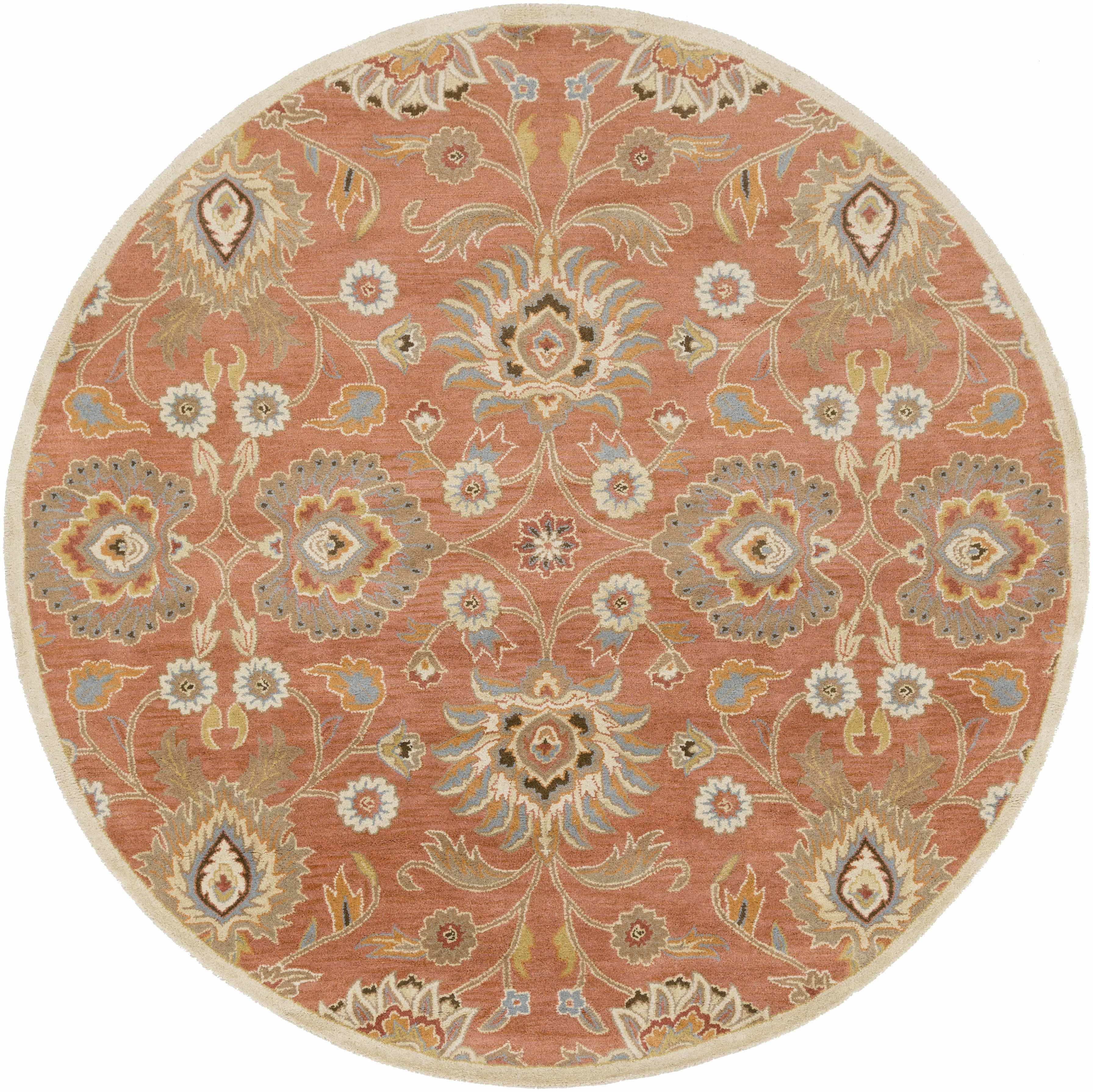 Conesus Burnt Orange 1112 Wool Area Rug