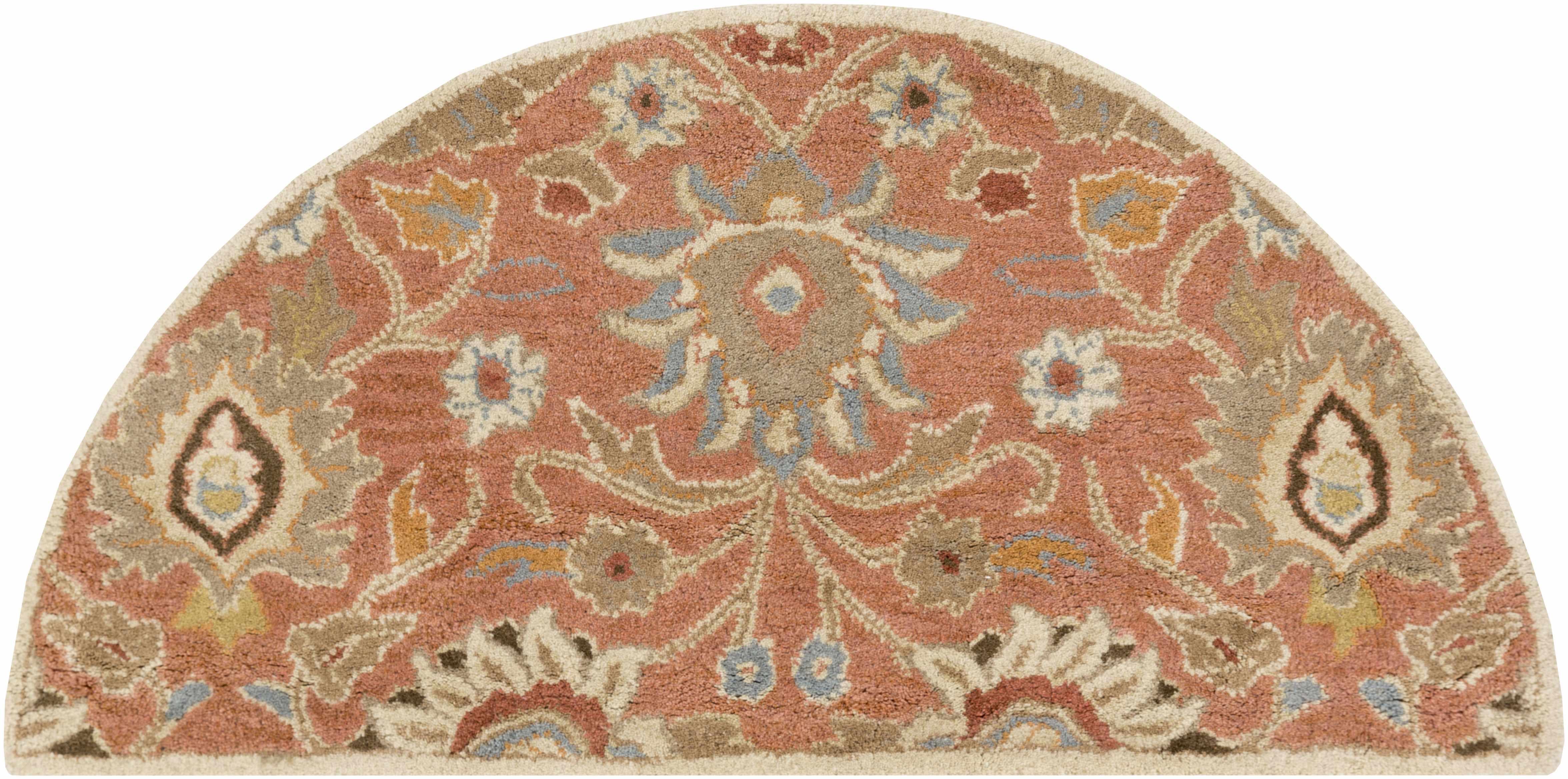 Conesus Burnt Orange 1112 Wool Area Rug