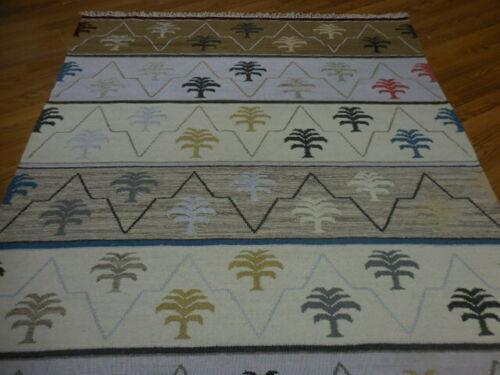 Contemporary Tribal Geometric KIlim Rug 5x8 Ft