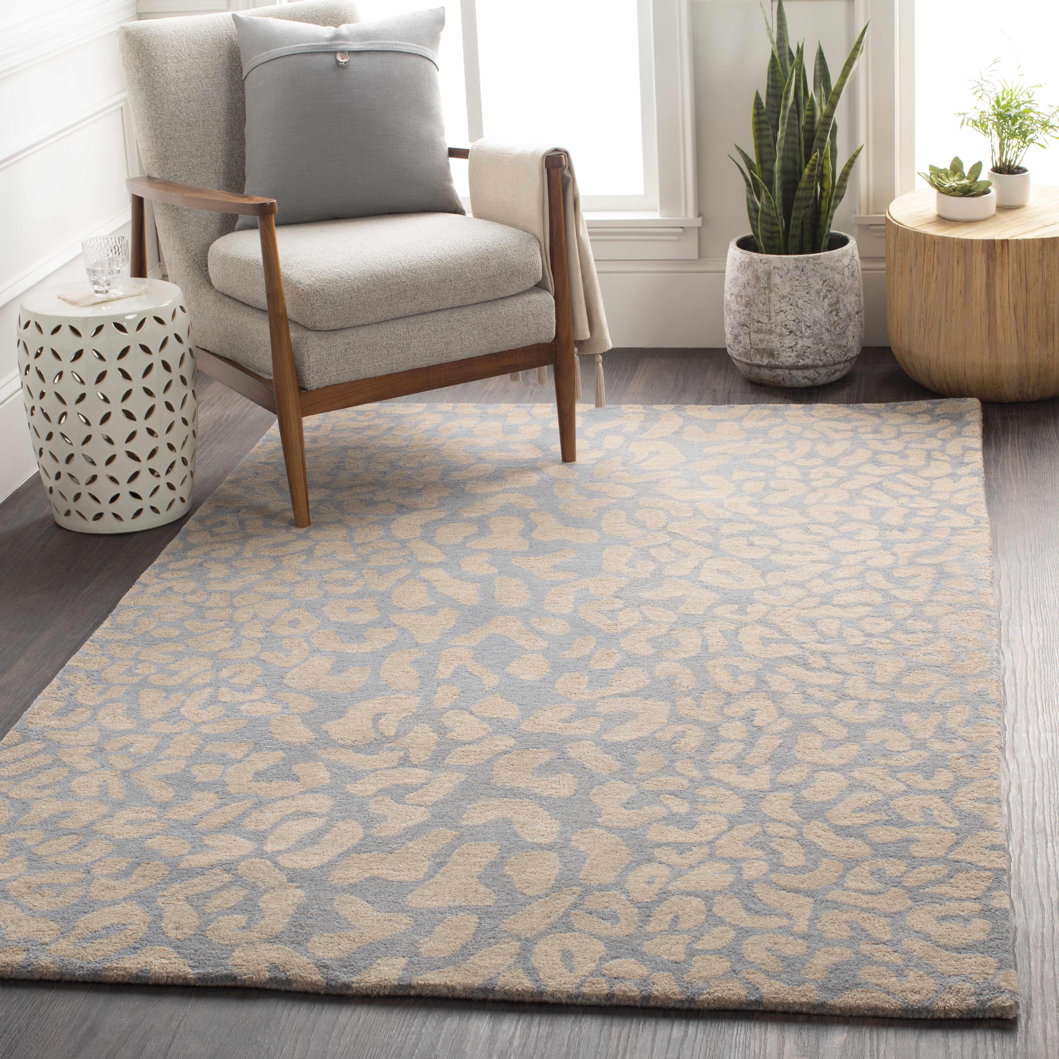 Curwensville Leopard Print Area Rug