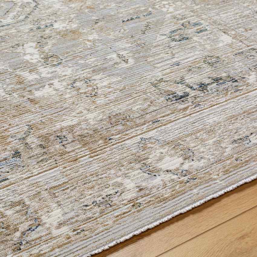 Dawan Traditional Light Beige Area Rug