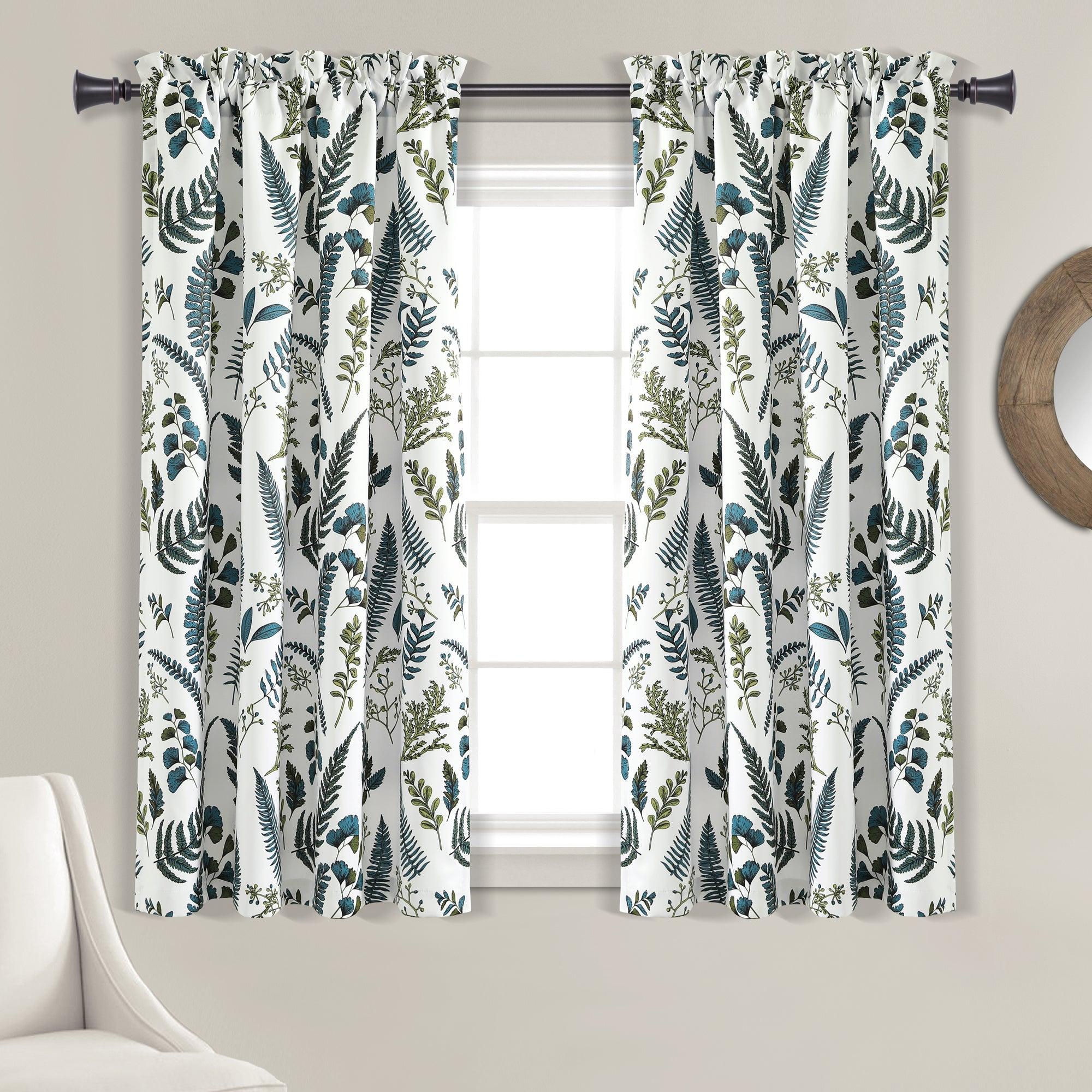 Devonia All Over Light Filtering Window Curtain Panel Set