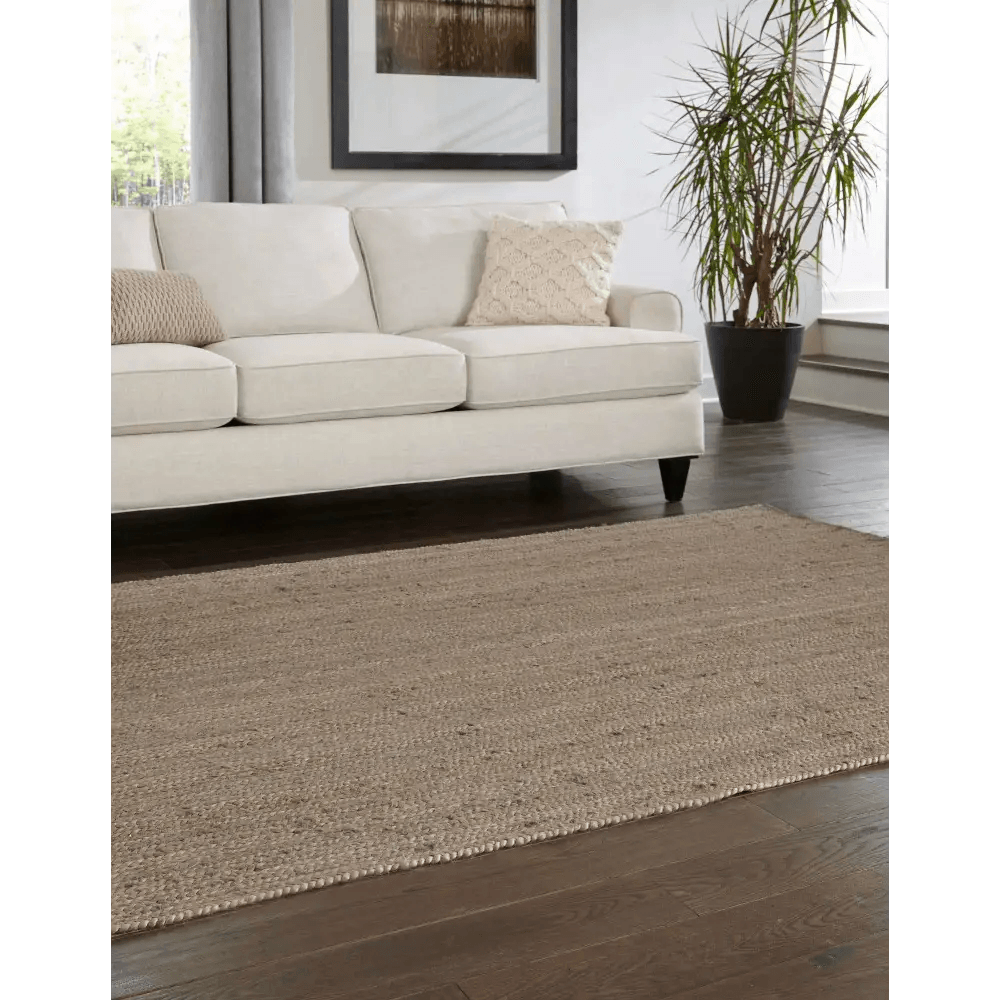 Dhaka braided jute hand woven rug