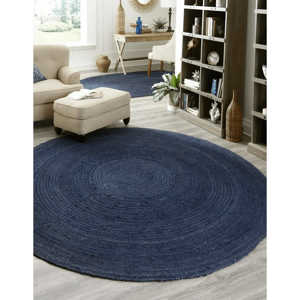 Dhaka braided jute hand woven rug