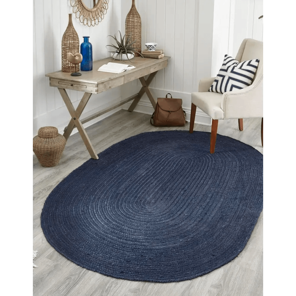 Dhaka braided jute hand woven rug