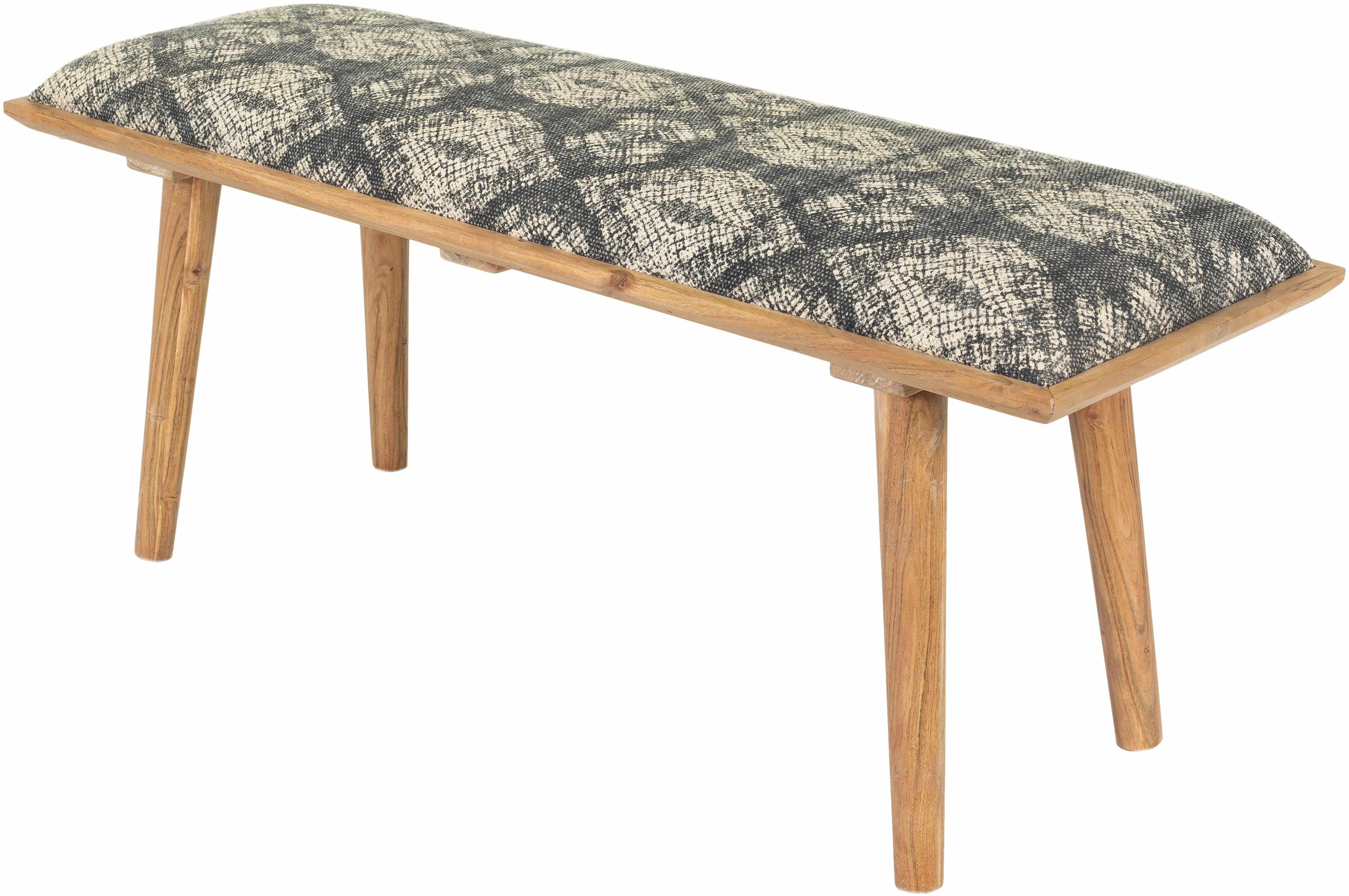 Dilkon Upholstered Wood Bench