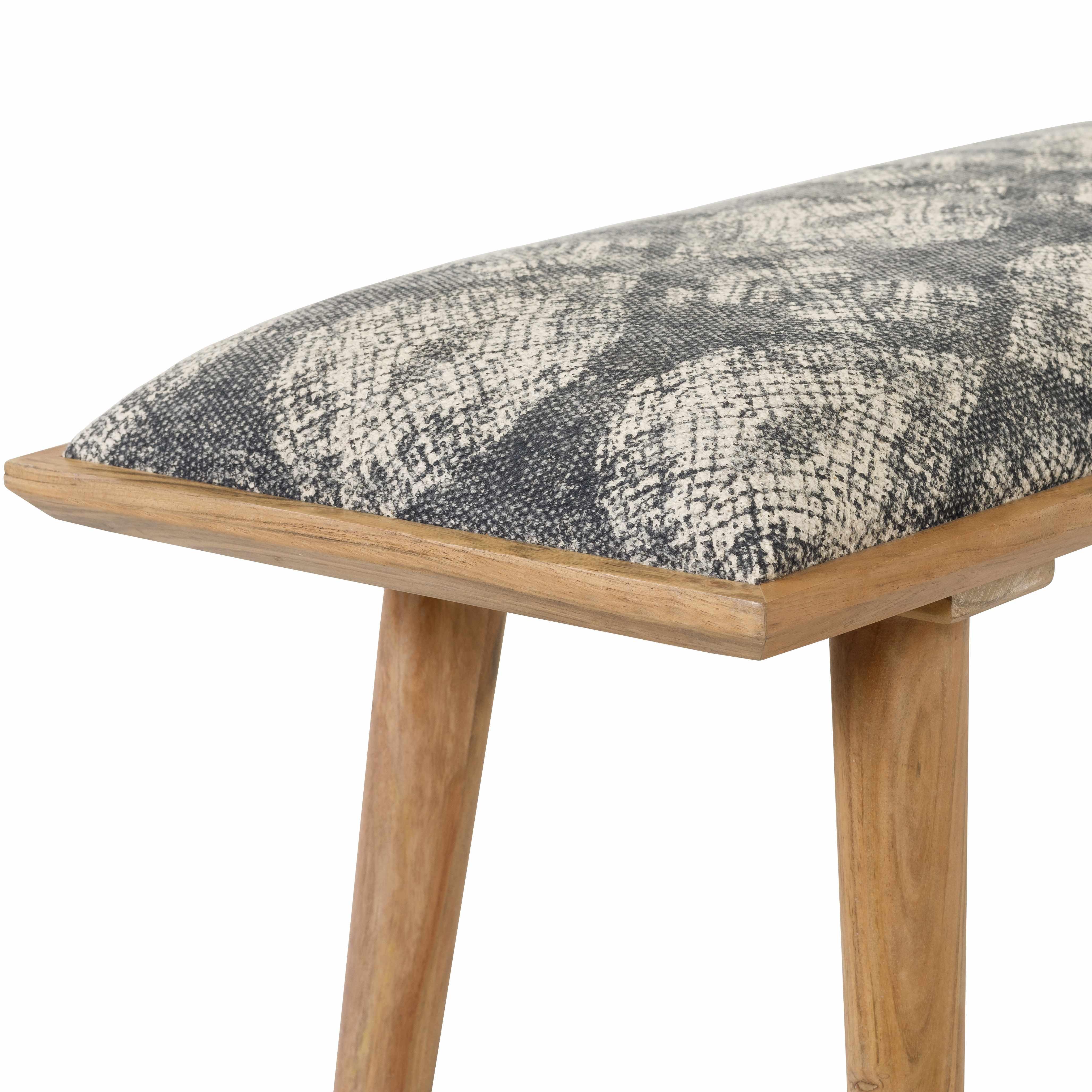 Dilkon Upholstered Wood Bench