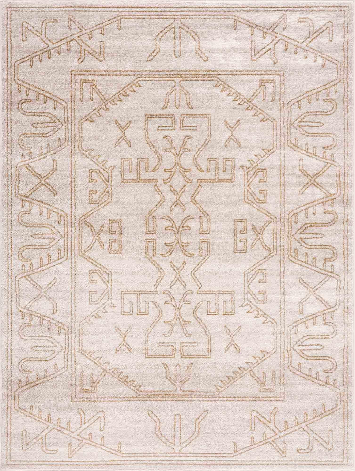 Divya Cream & Gold Area Rug