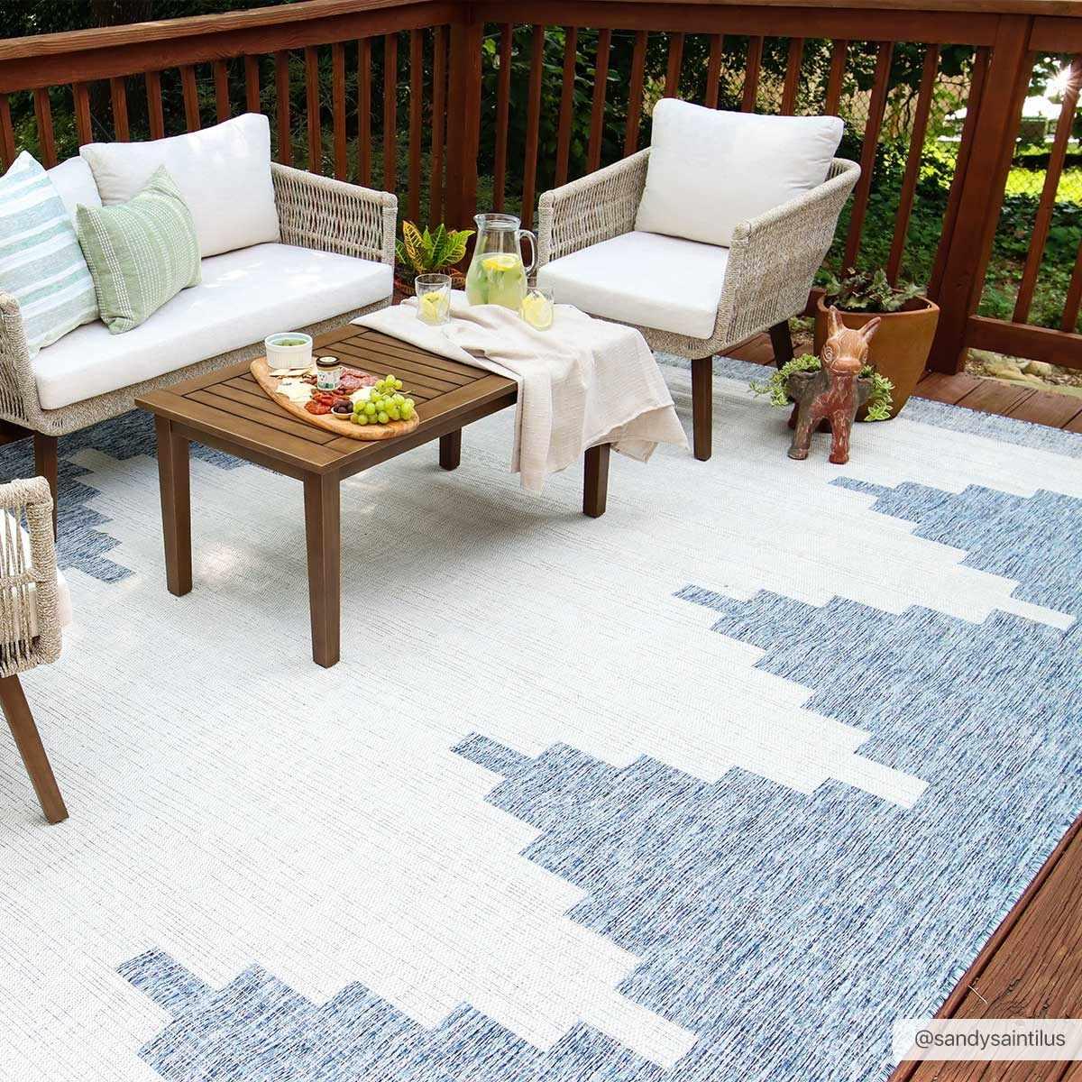 Djugun Blue Area Rug