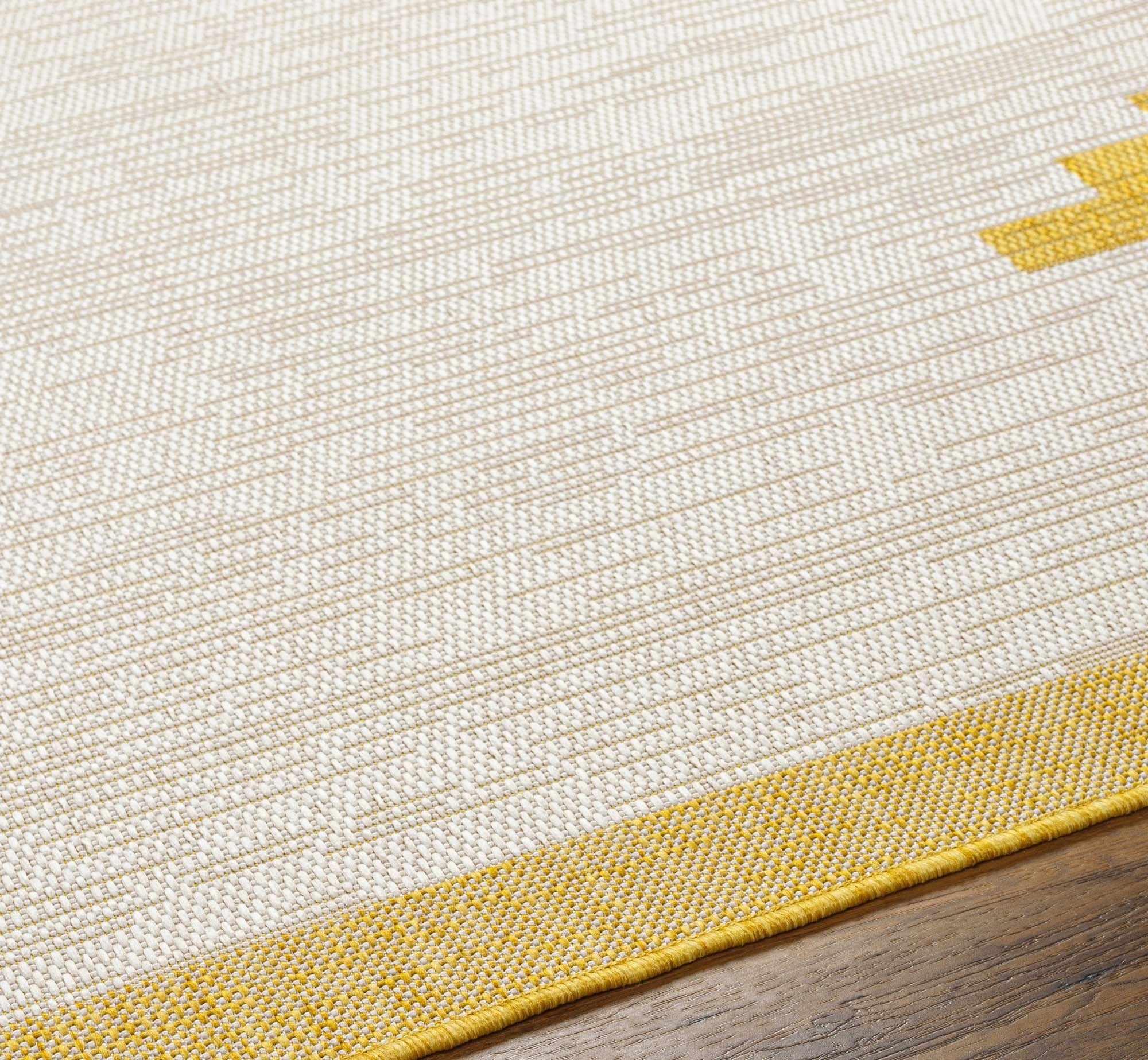 Djugun Yellow Outdoor Rug