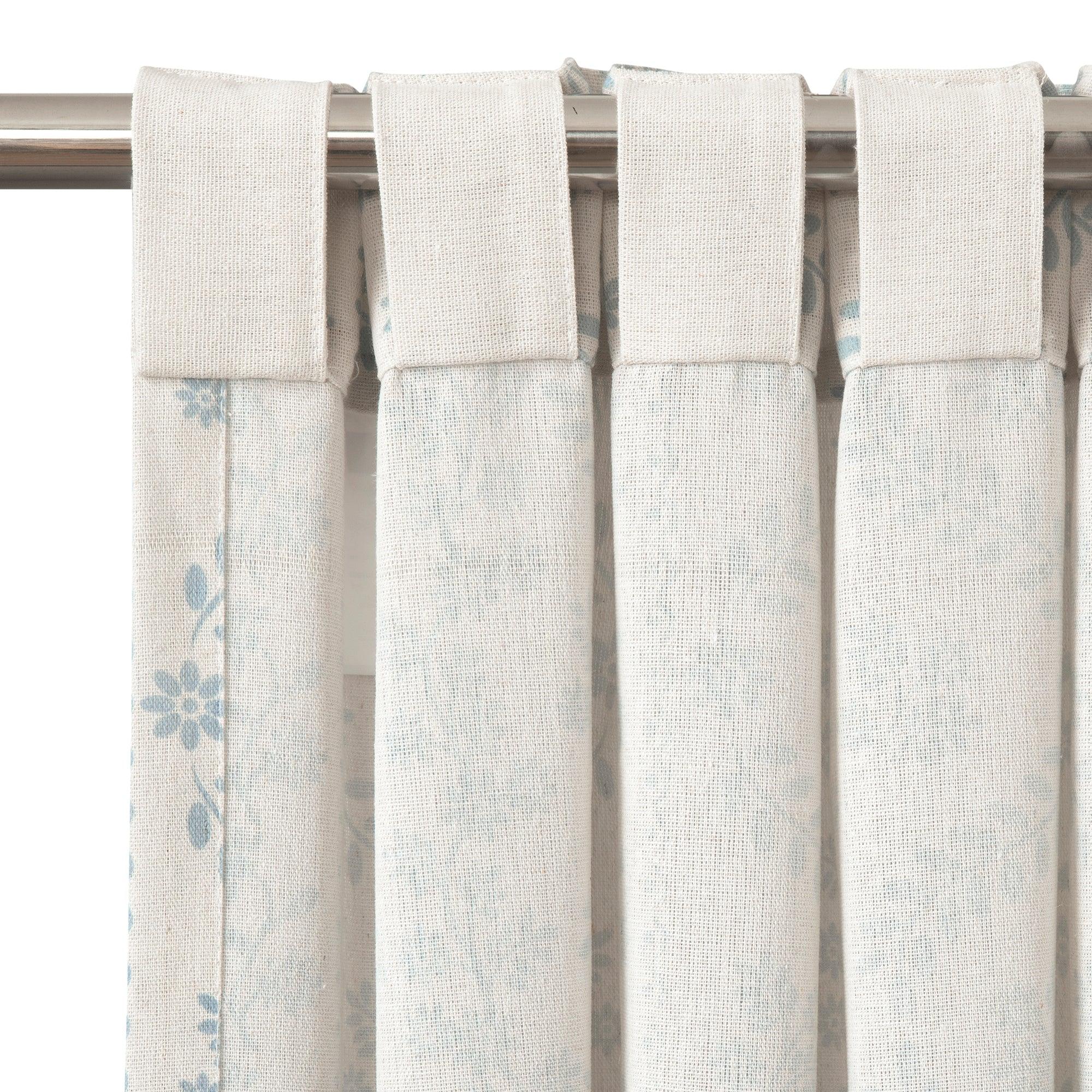 Doreen Delicate Floral Window Curtain Panel Set