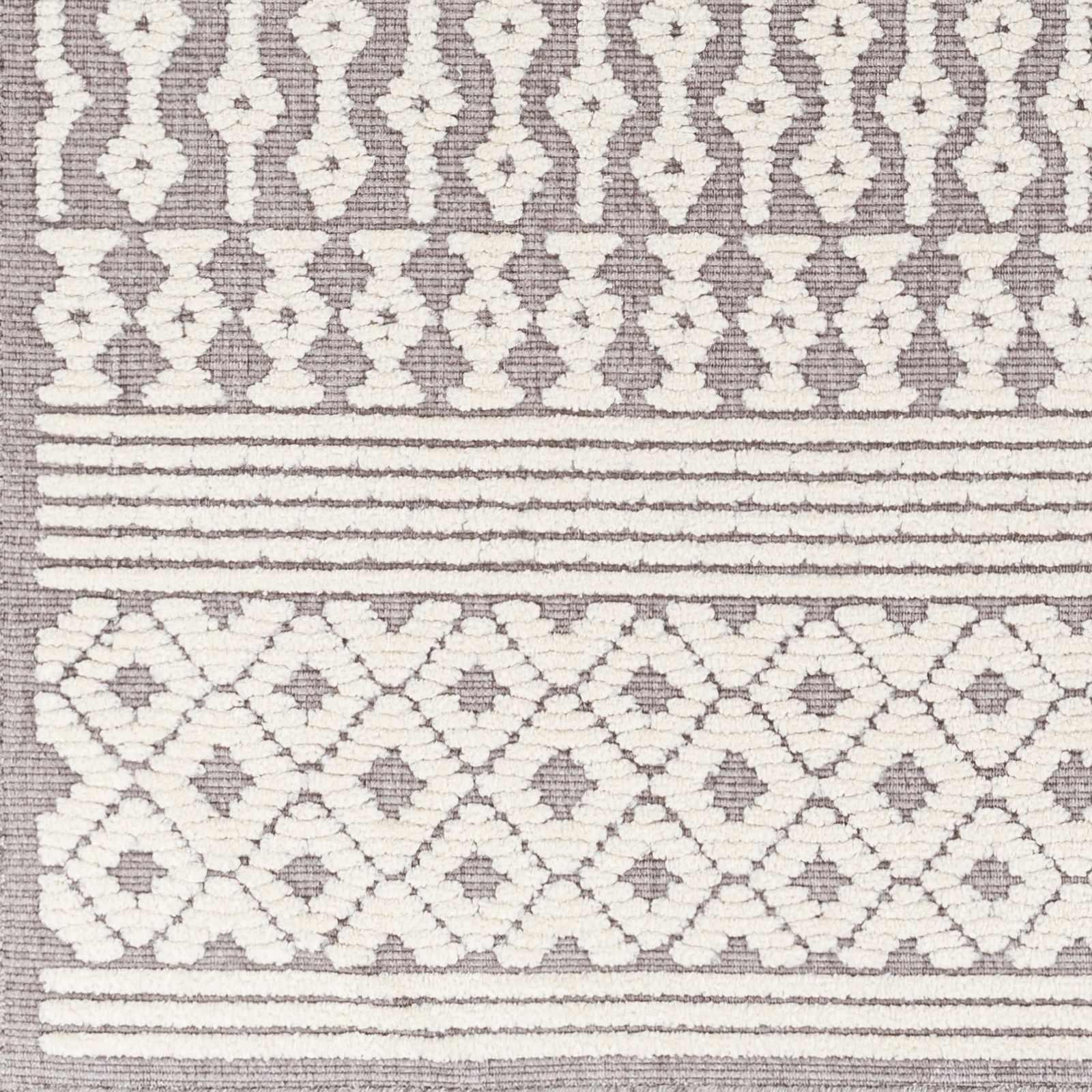 Drago Gray Washable Area Rug