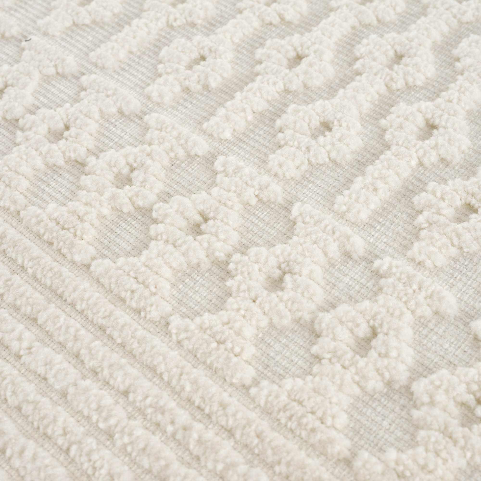 Drago White Washable Area Rug