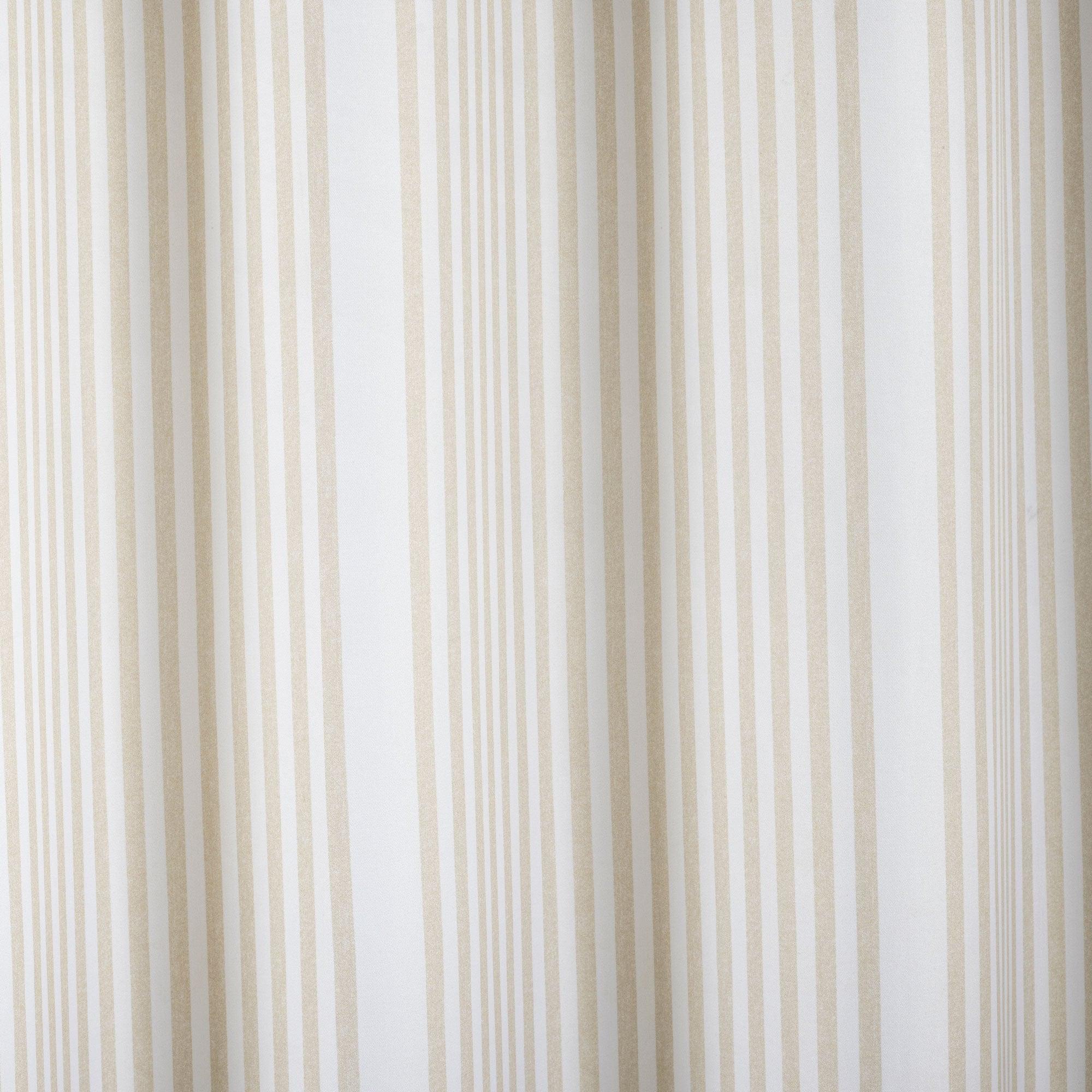 Drew Stripe Silver-Infused Antimicrobial Shower Curtain