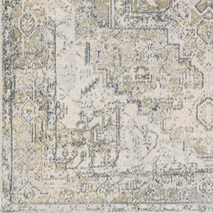 Dry Ridge Traditional Taupe Washable Area Rug