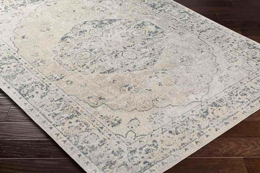 Edmonson Traditional Oatmeal Washable Area Rug