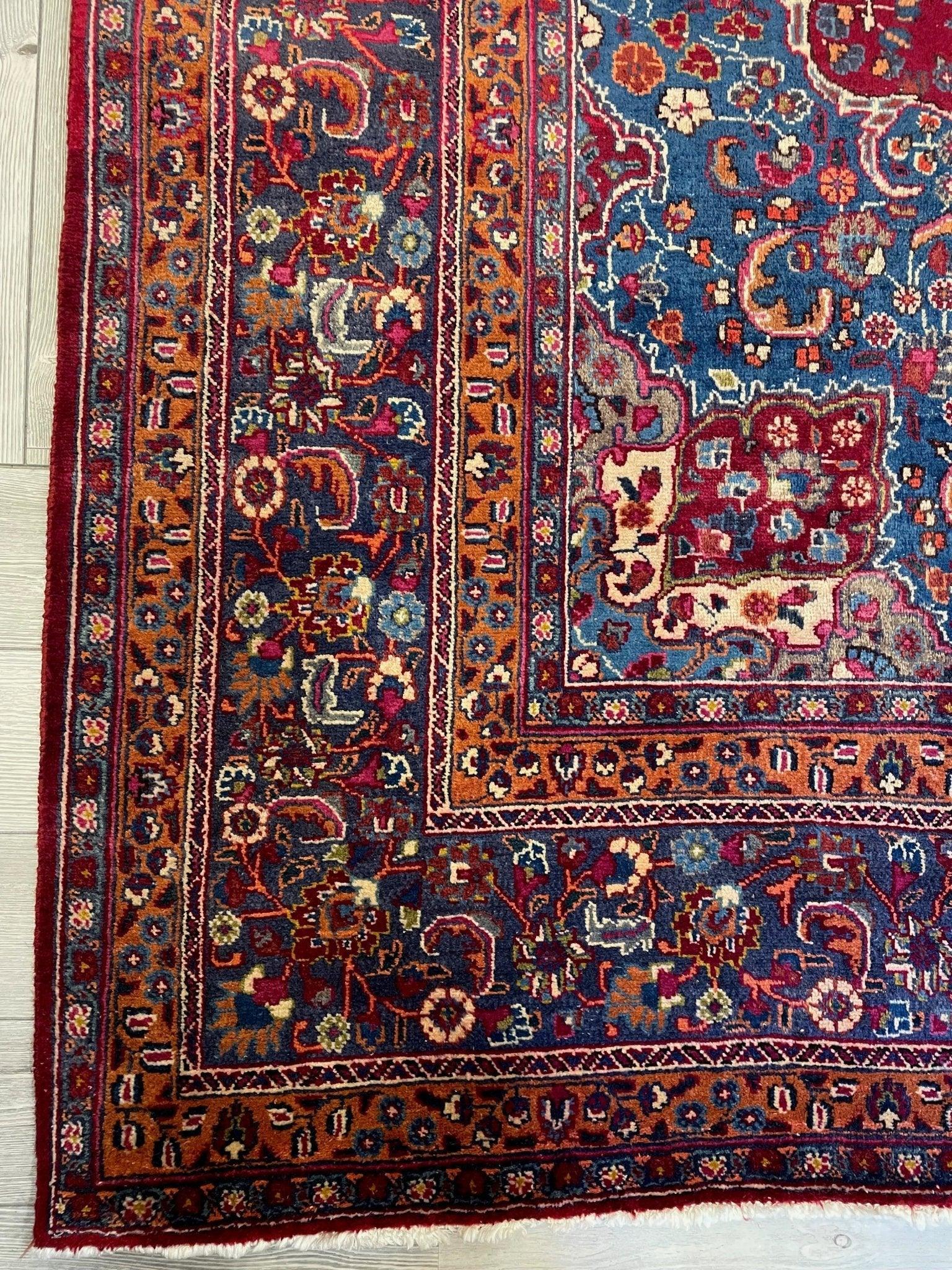 Elegant Hand Knotted Khorasan Area Rug 10x13 Ft