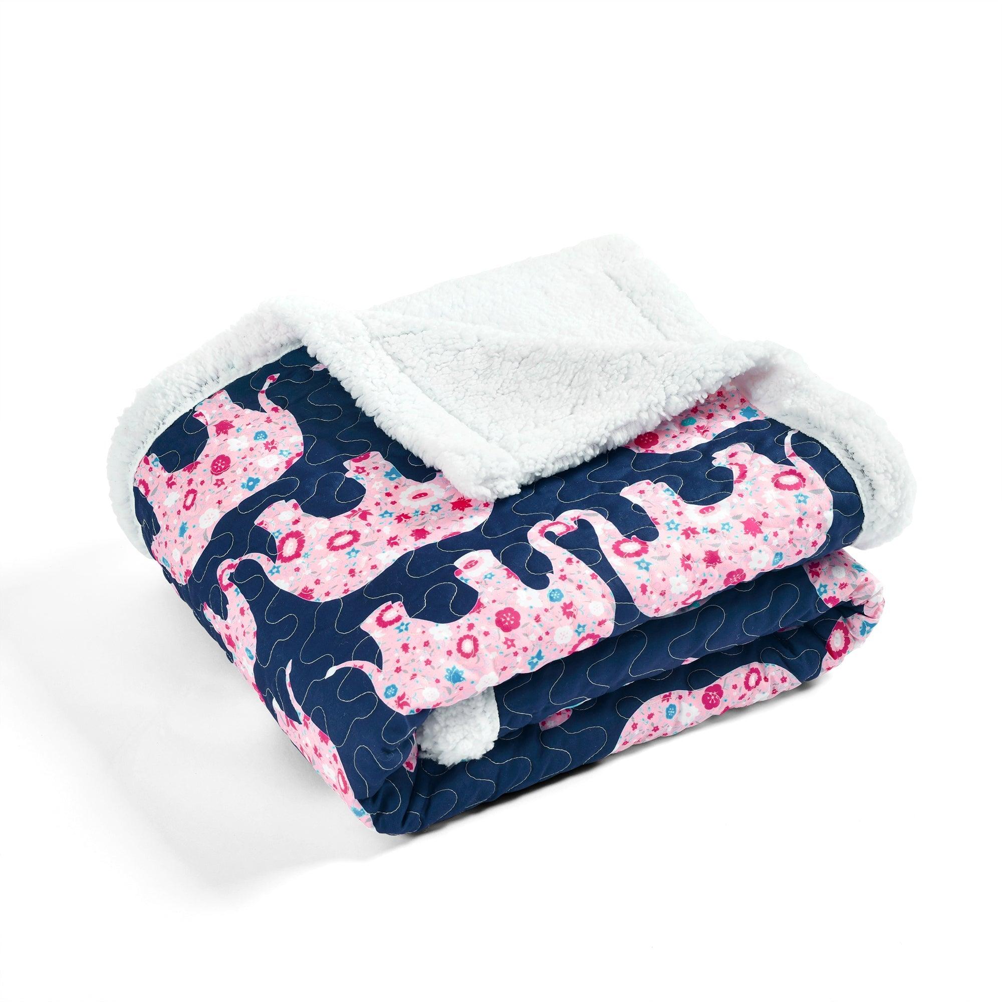 Elephant Parade Sherpa Throw