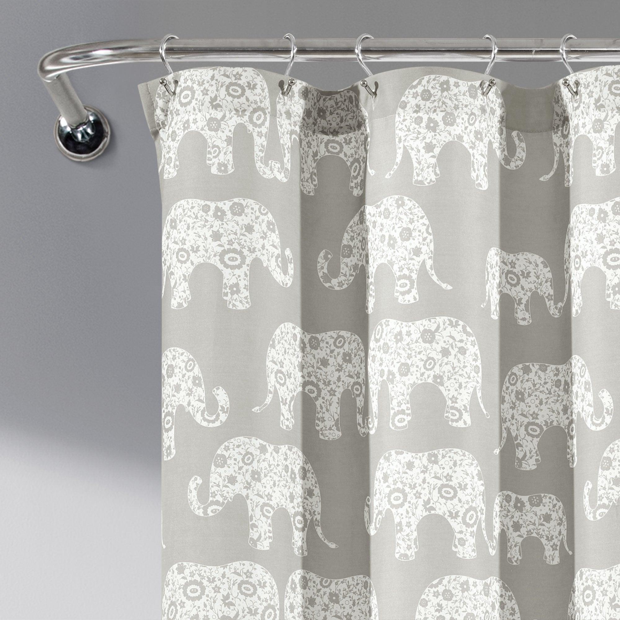 Elephant Parade Shower Curtain