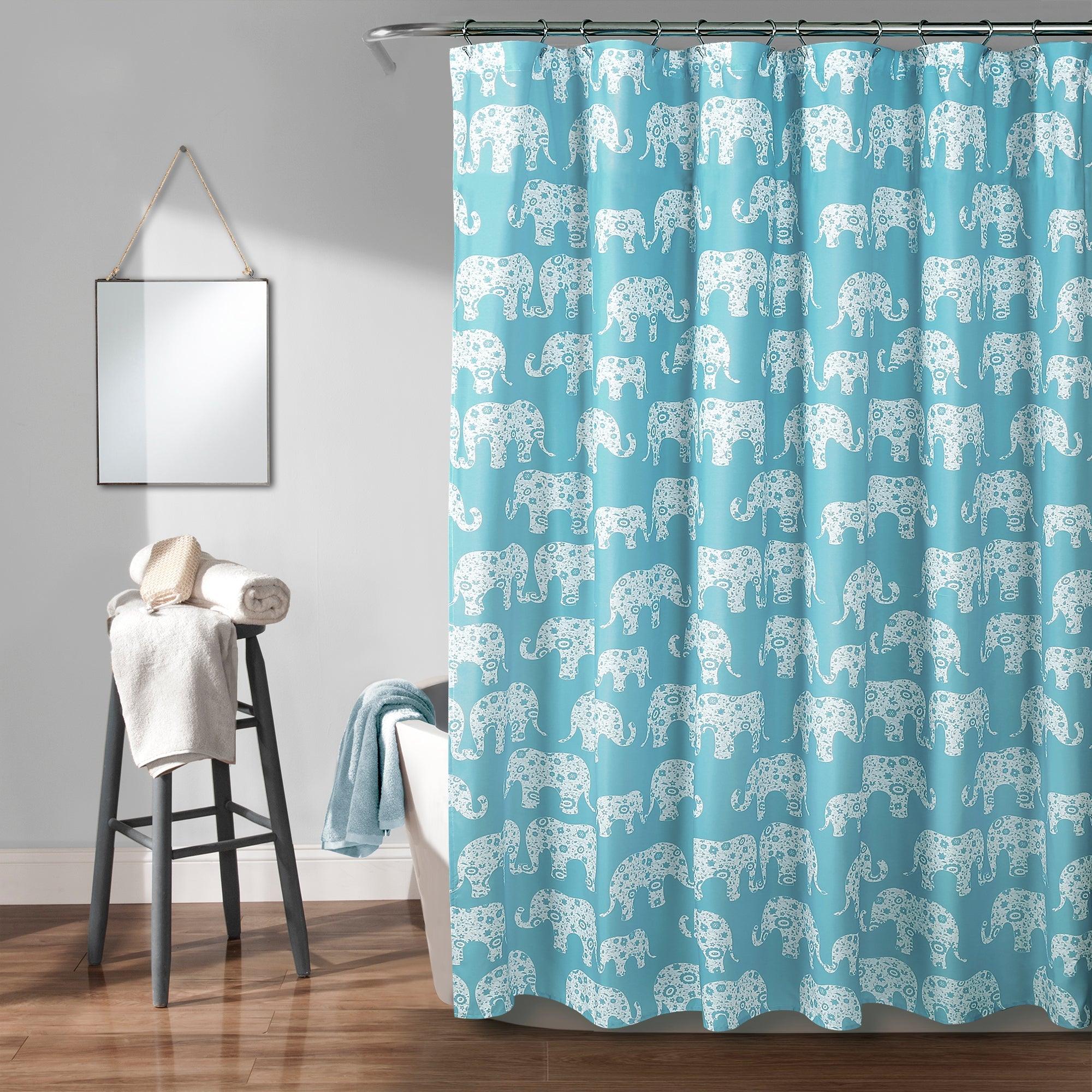 Elephant Parade Shower Curtain