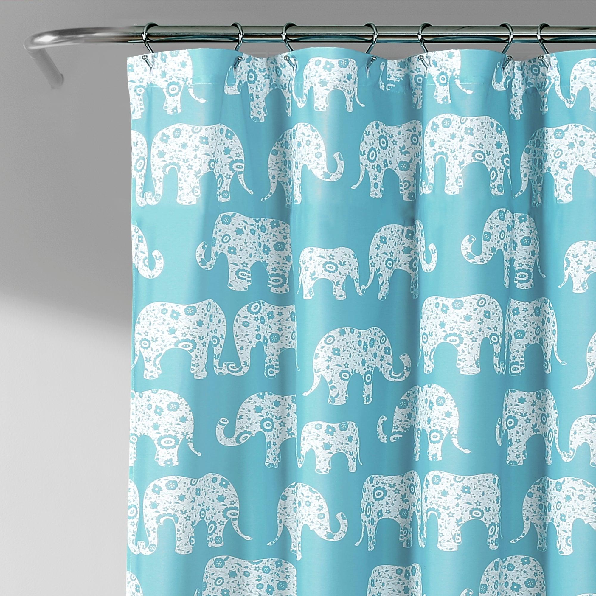 Elephant Parade Shower Curtain