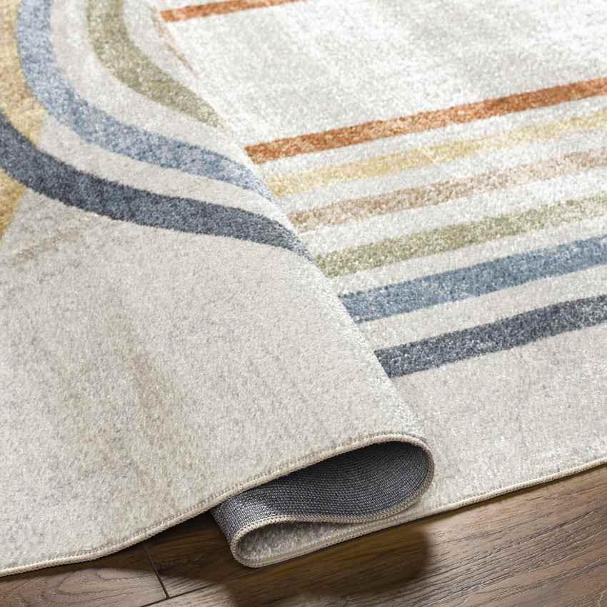 Eliot Modern Beige Washable Area Rug