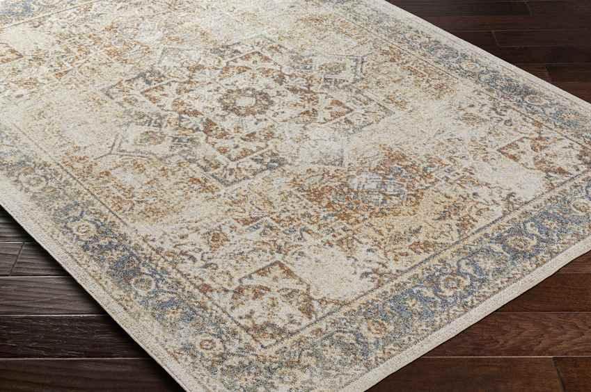 Elkton Traditional Burnt Orange Washable Area Rug