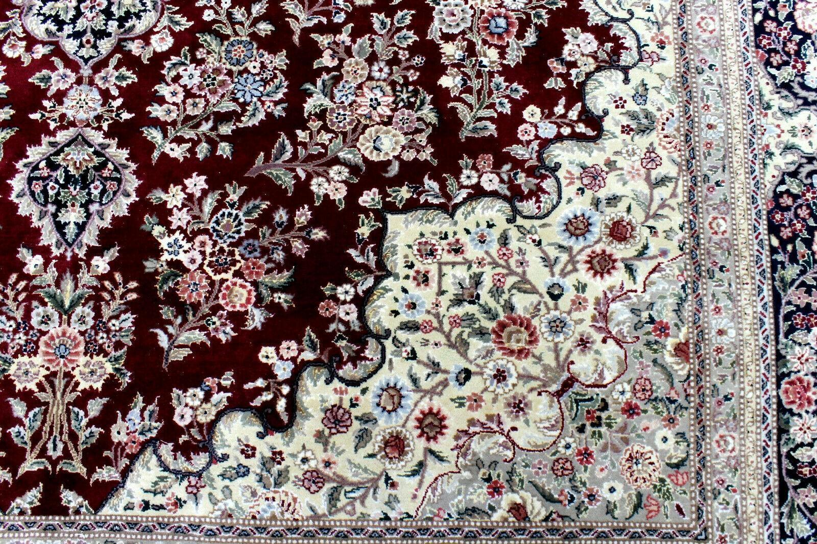 Exquisite Mint Hand Knotted Peshawar Oriental Wool 9x12 area Rug