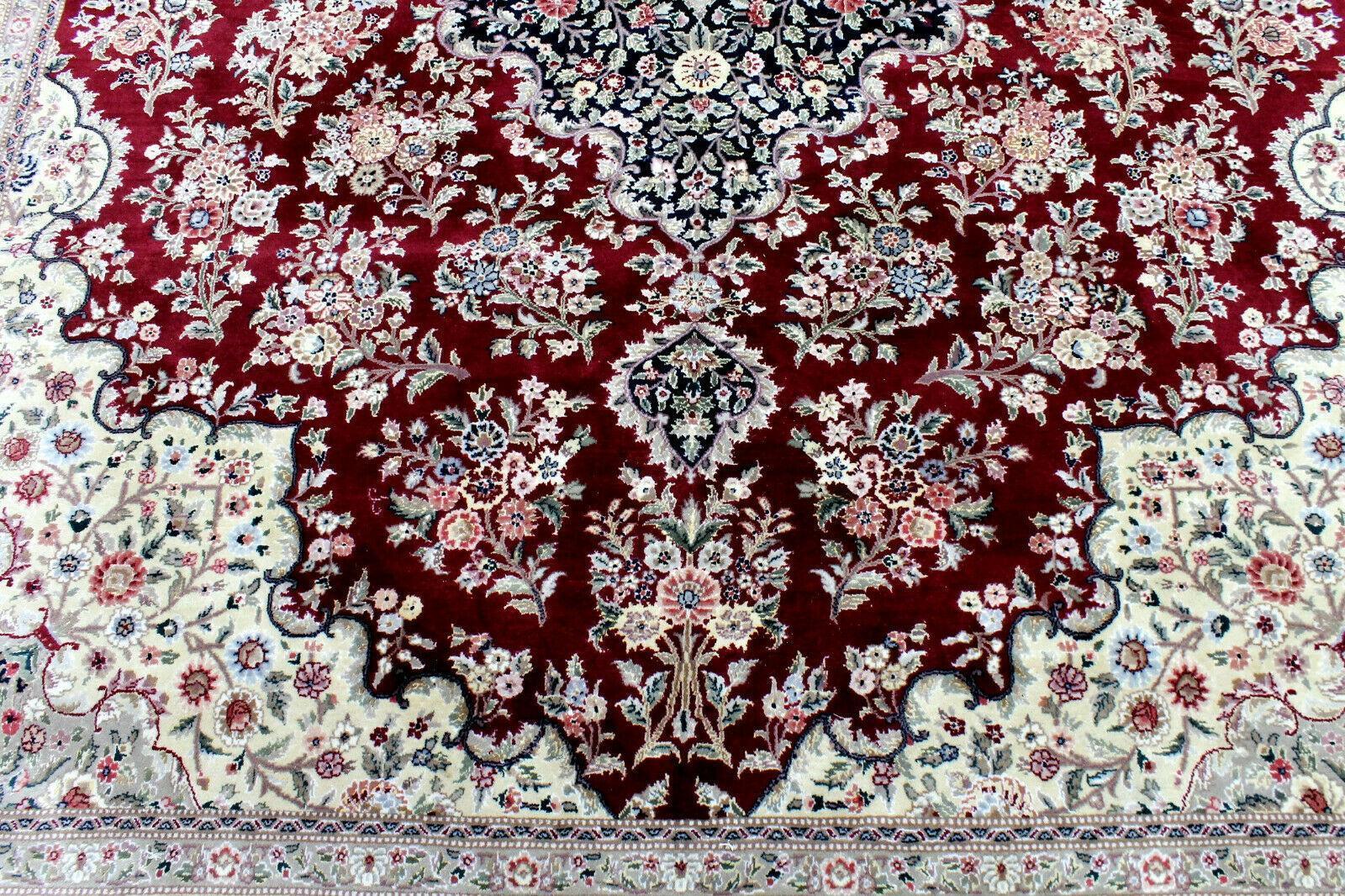 Exquisite Mint Hand Knotted Peshawar Oriental Wool 9x12 area Rug