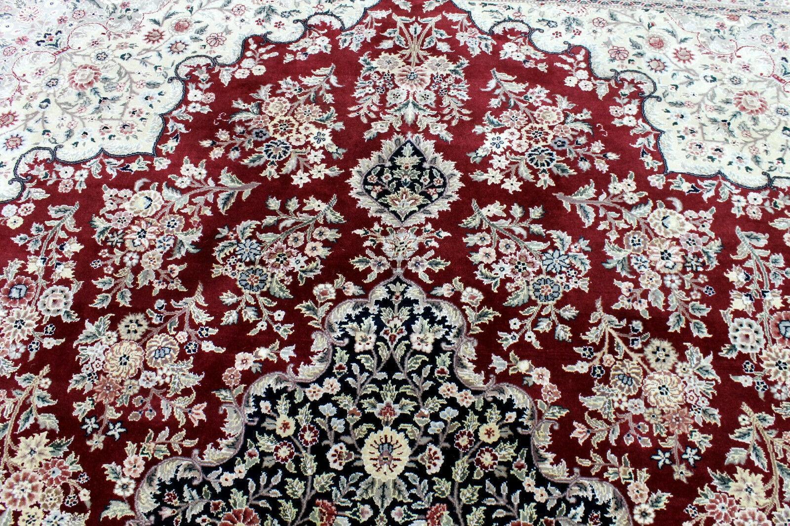 Exquisite Mint Hand Knotted Peshawar Oriental Wool 9x12 area Rug