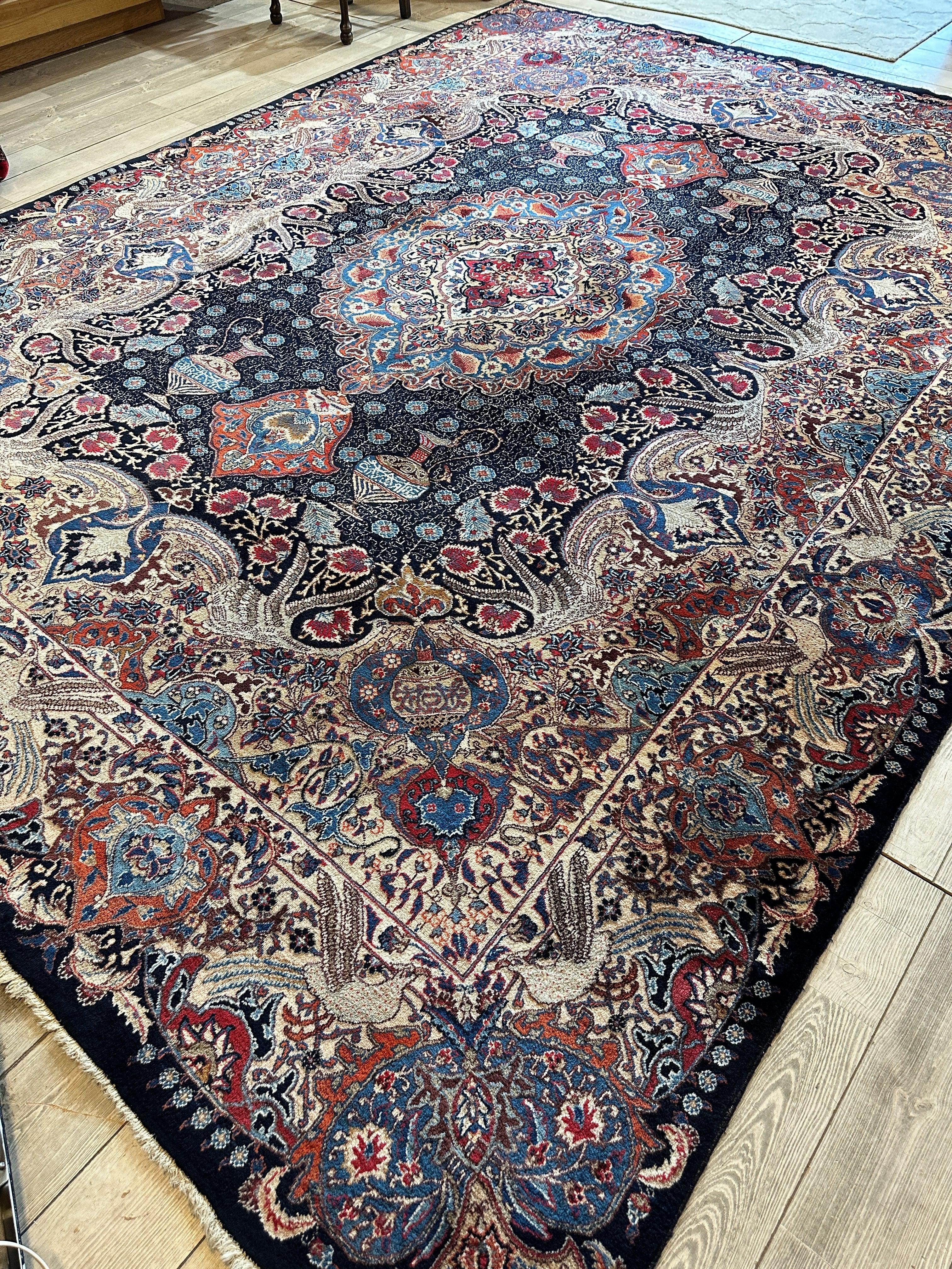 Exquisite Persian Kashmar Rug 9’11” x 13’3”