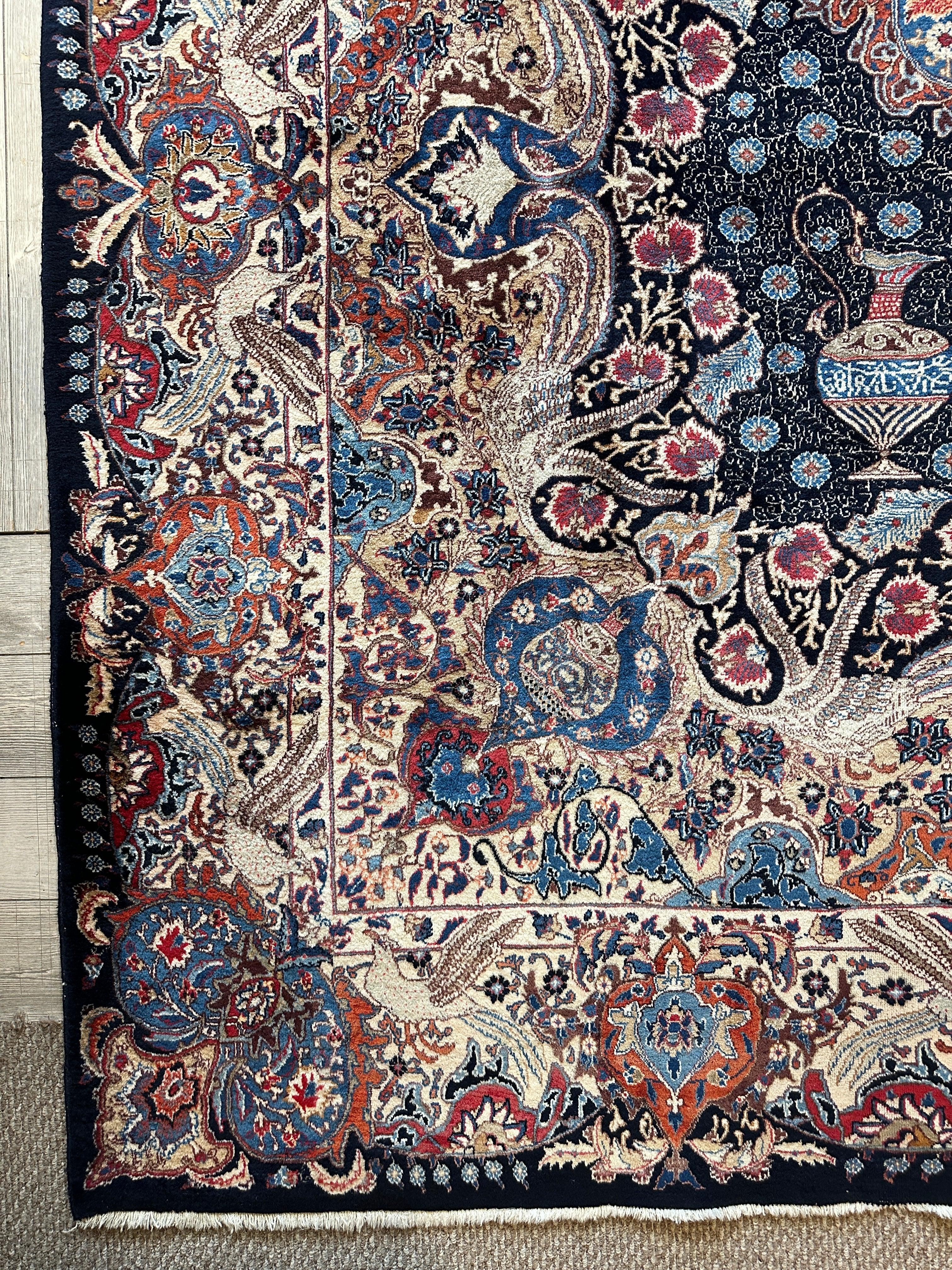 Exquisite Persian Kashmar Rug 9’11” x 13’3”