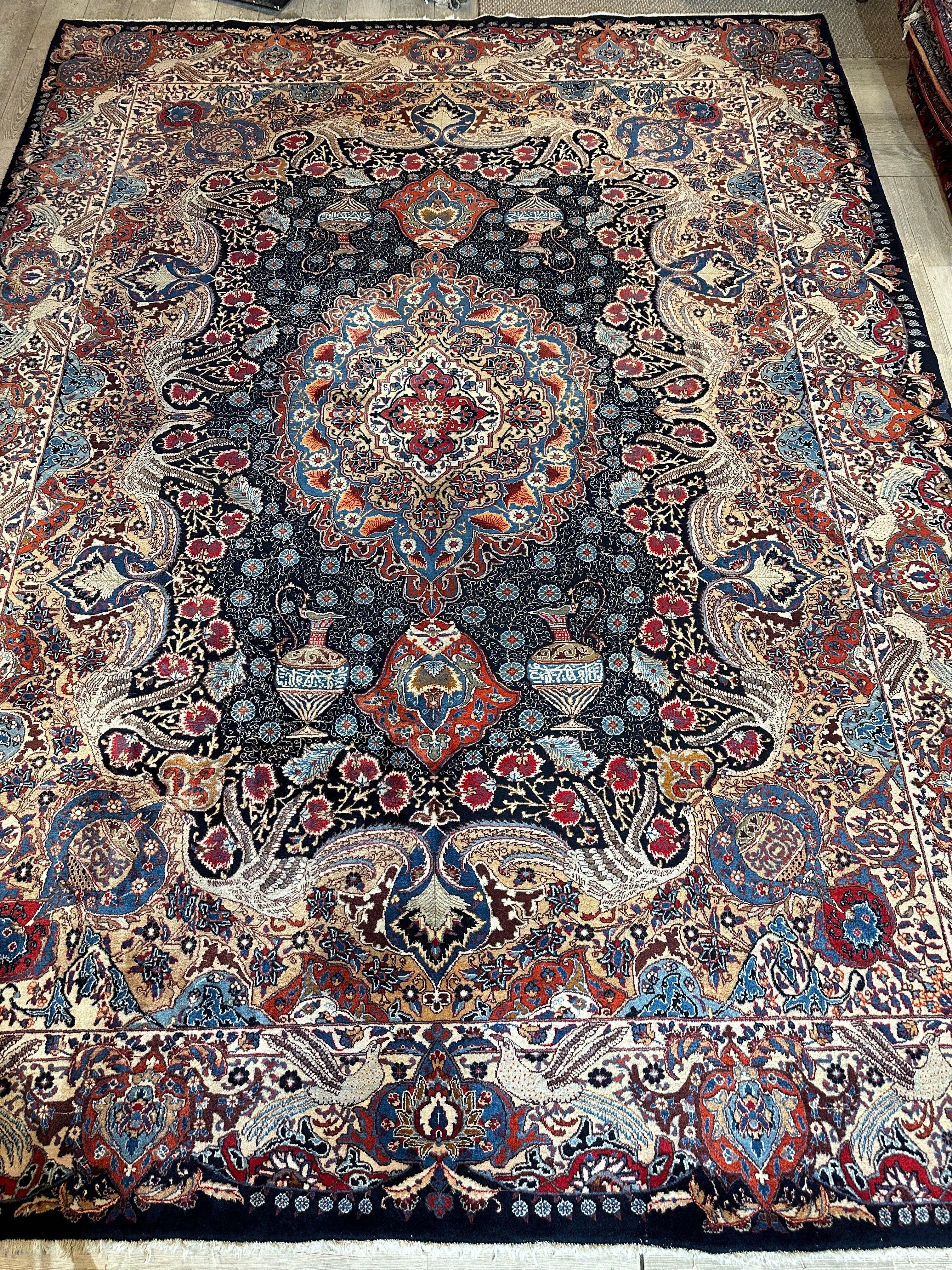 Exquisite Persian Kashmar Rug 9’11” x 13’3”