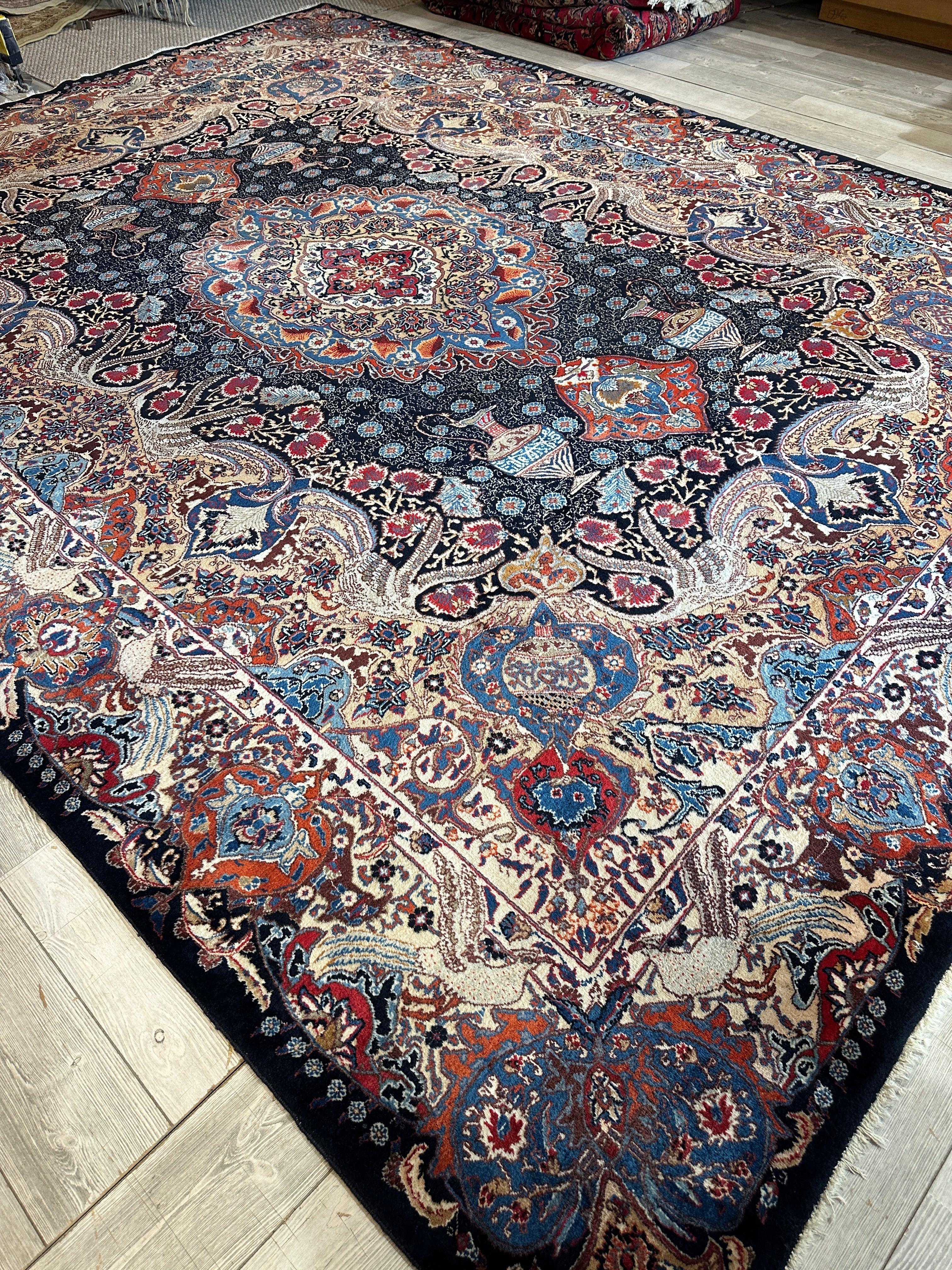 Exquisite Persian Kashmar Rug 9’11” x 13’3”