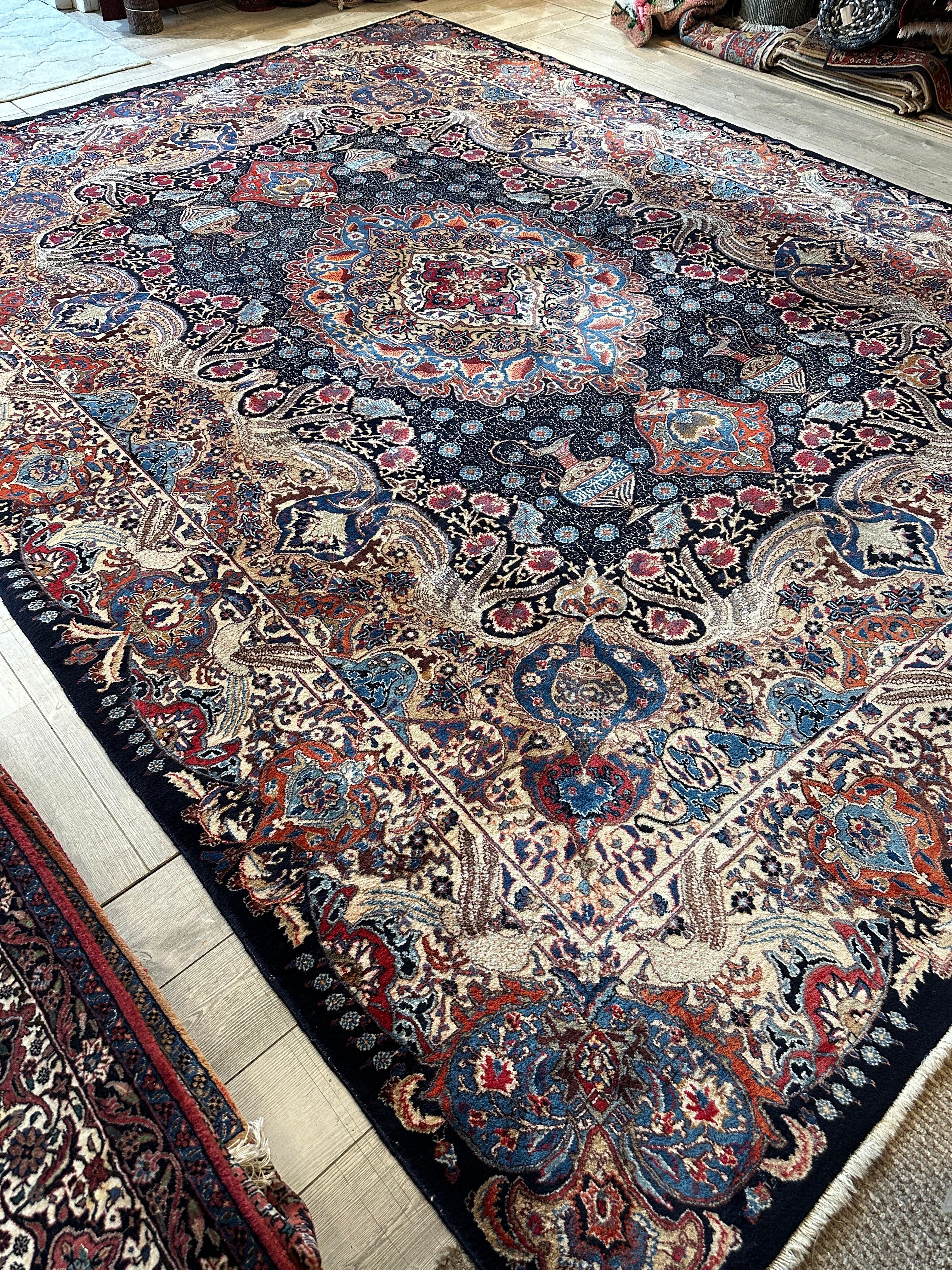 Exquisite Persian Kashmar Rug 9’11” x 13’3”