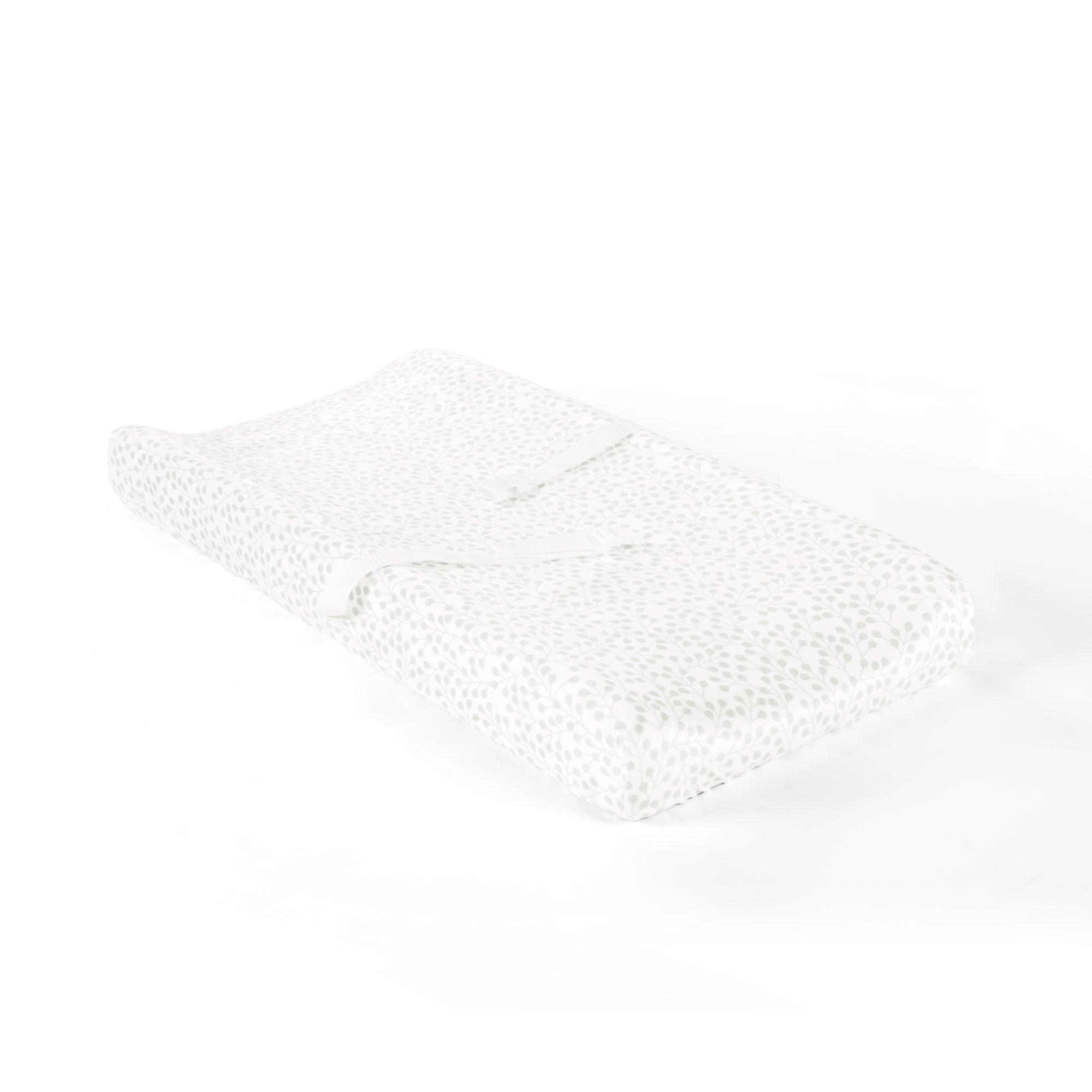 Farmhouse Leaf Branch Soft & Plush Changing Pad Cover